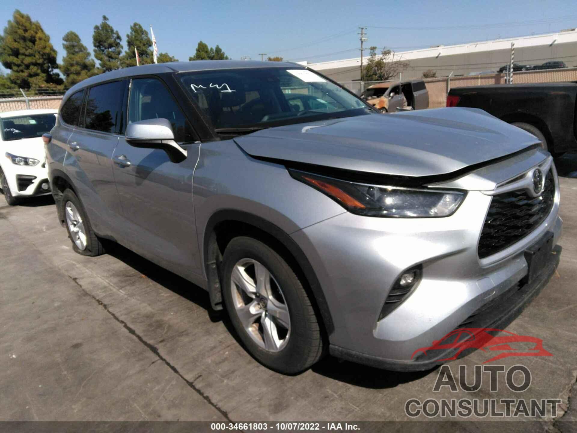TOYOTA HIGHLANDER 2022 - 5TDBZRBH3NS570746
