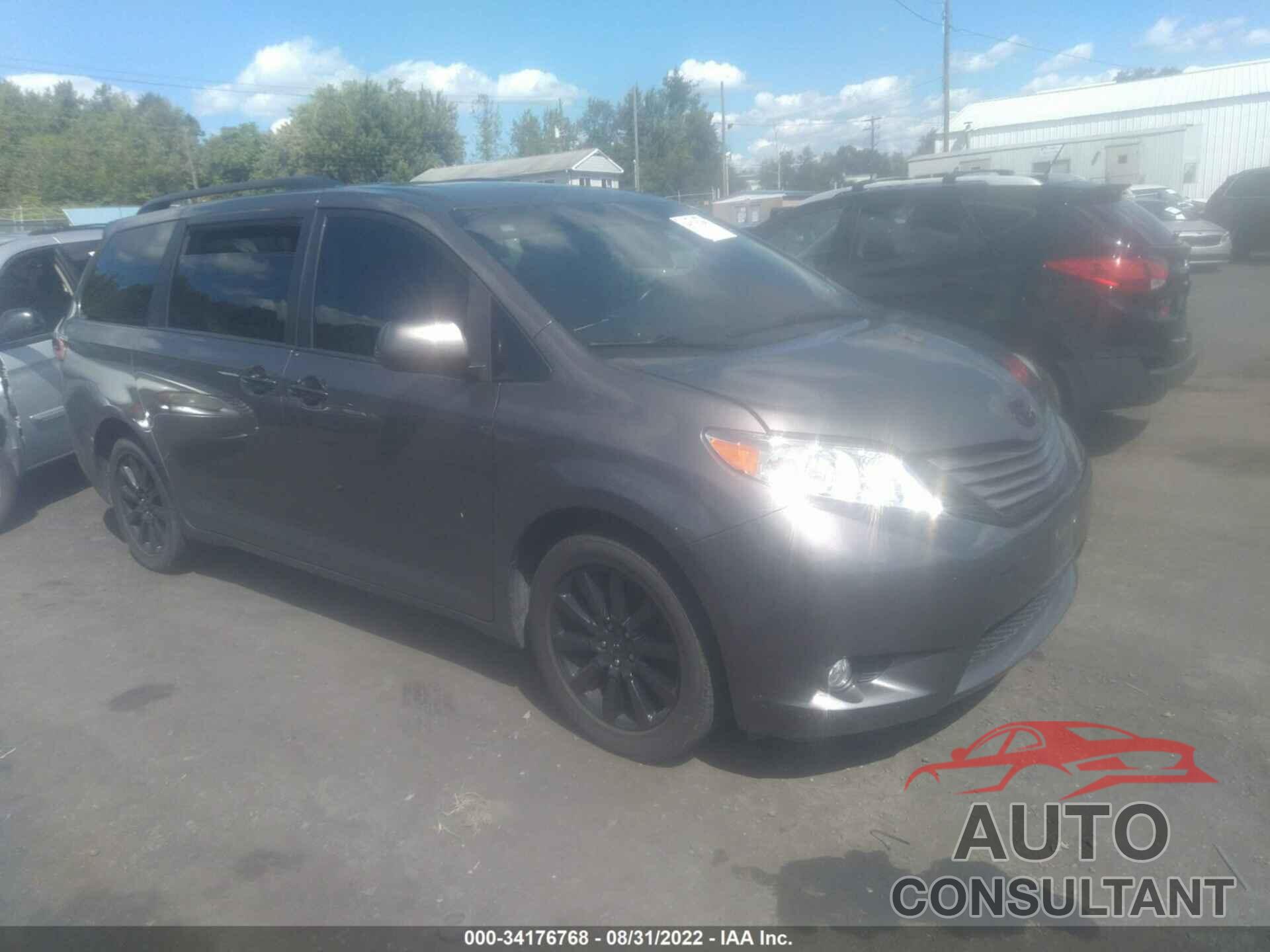 TOYOTA SIENNA 2017 - 5TDDZ3DC4HS152224