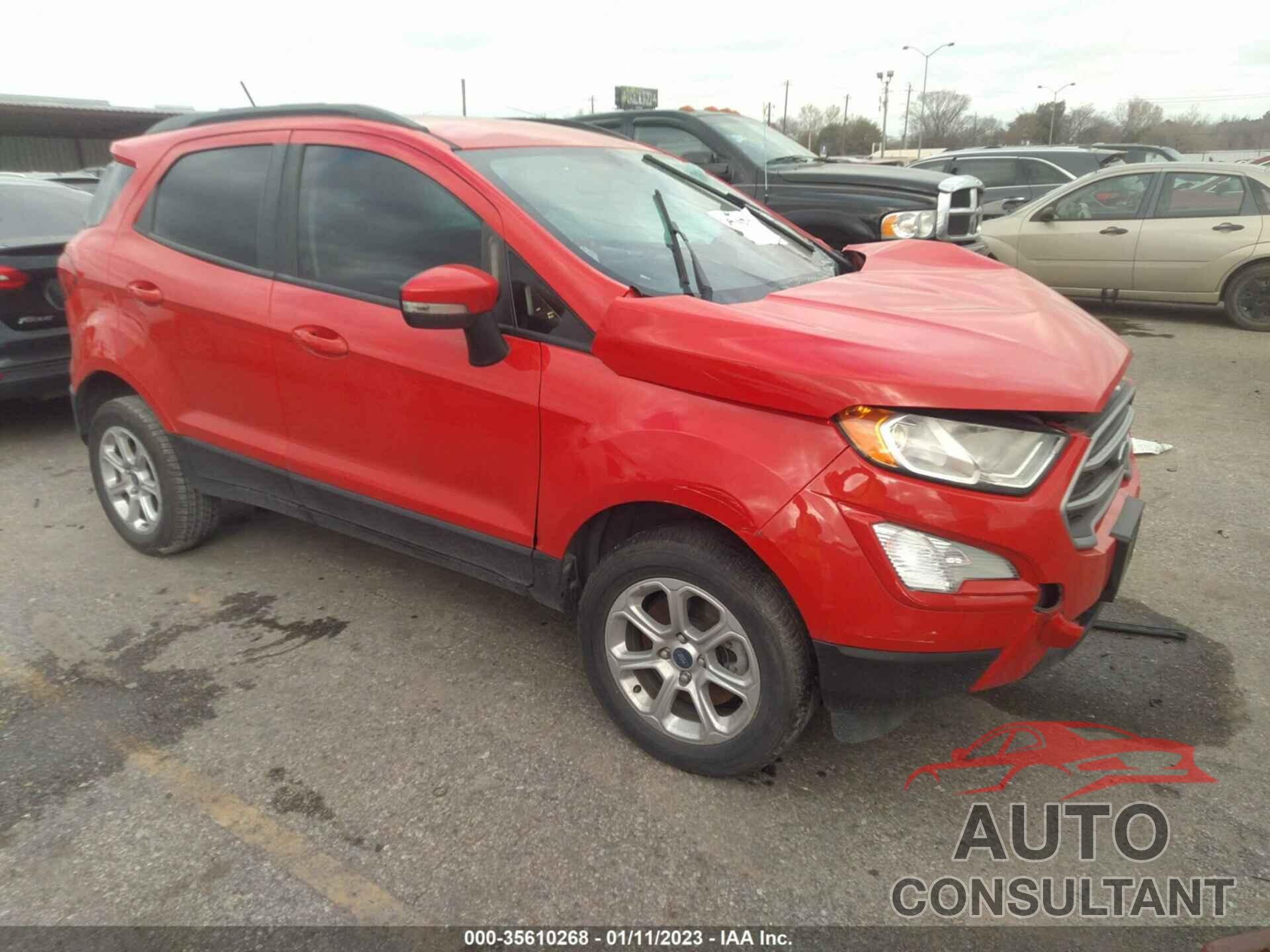 FORD ECOSPORT 2019 - MAJ6S3GL2KC299763