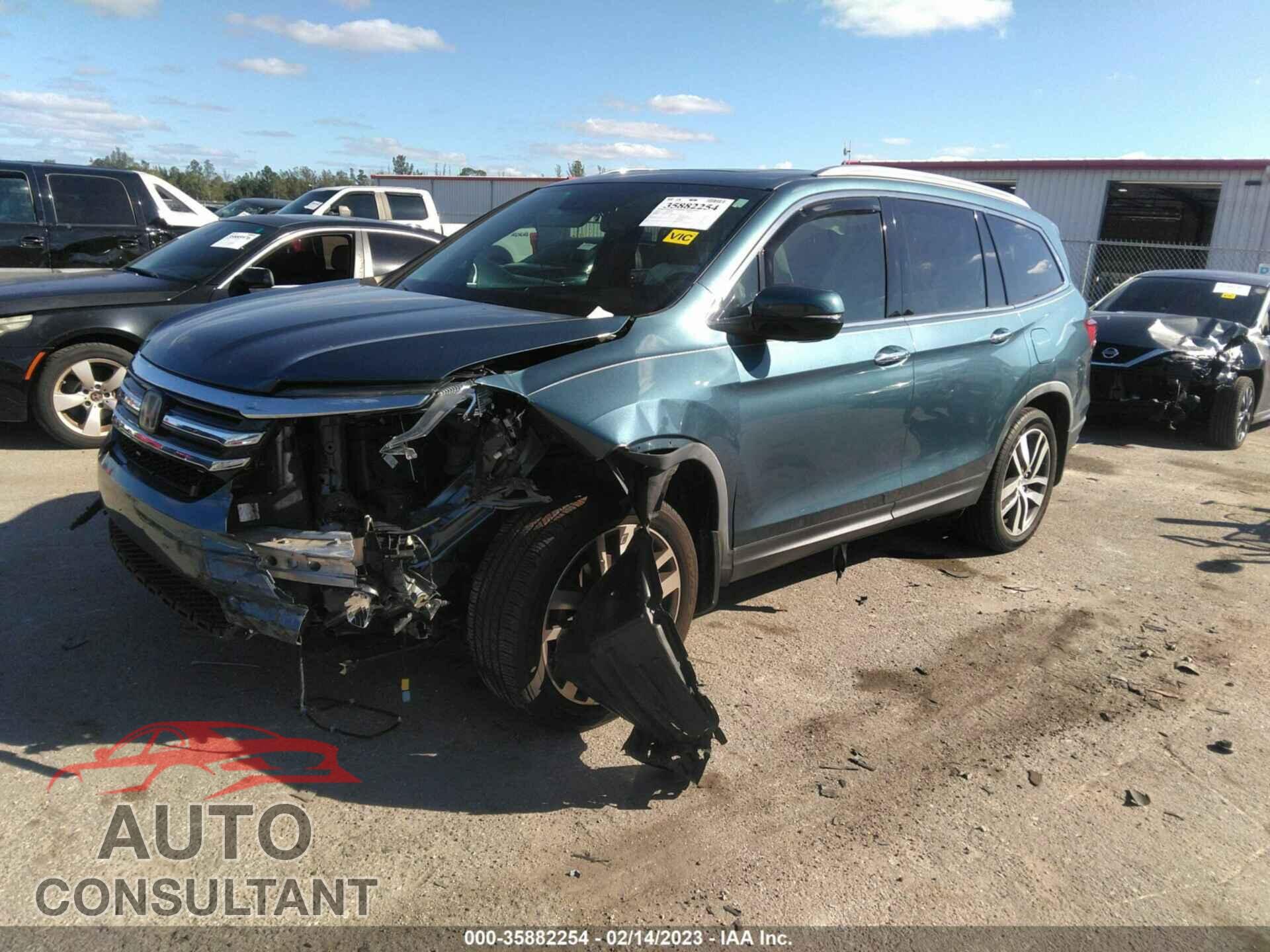 HONDA PILOT 2017 - 5FNYF5H95HB042372