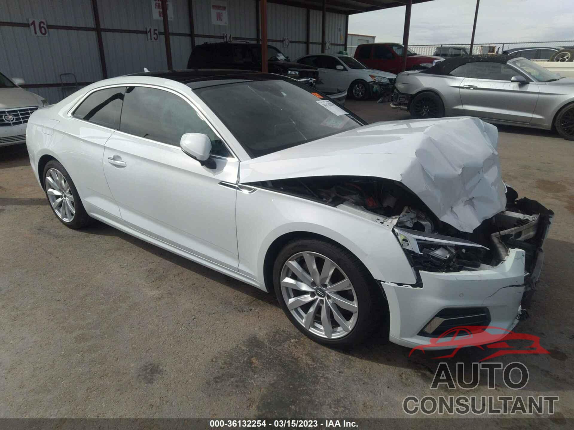 AUDI A5 COUPE 2018 - WAUPNAF52JA001121