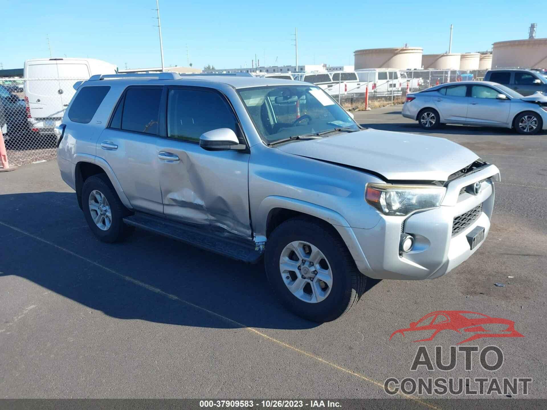 TOYOTA 4RUNNER 2016 - JTEZU5JR9G5127439