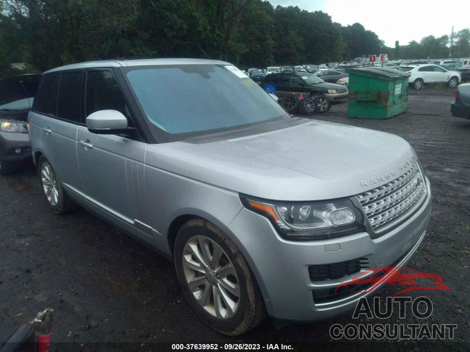 LAND ROVER RANGE ROVER 2016 - SALGS2VF5GA256648