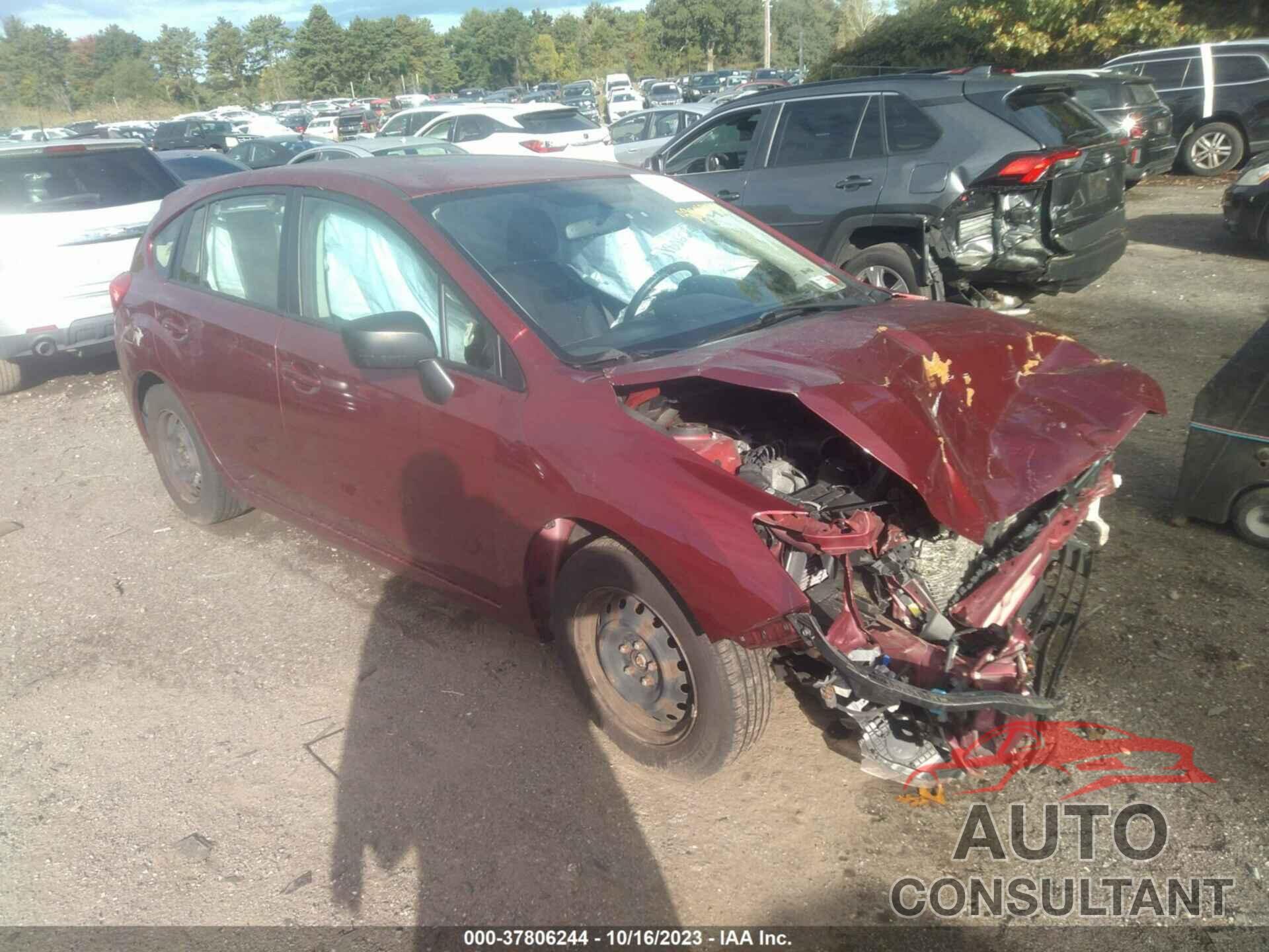 SUBARU IMPREZA WAGON 2016 - JF1GPAA69G8207880