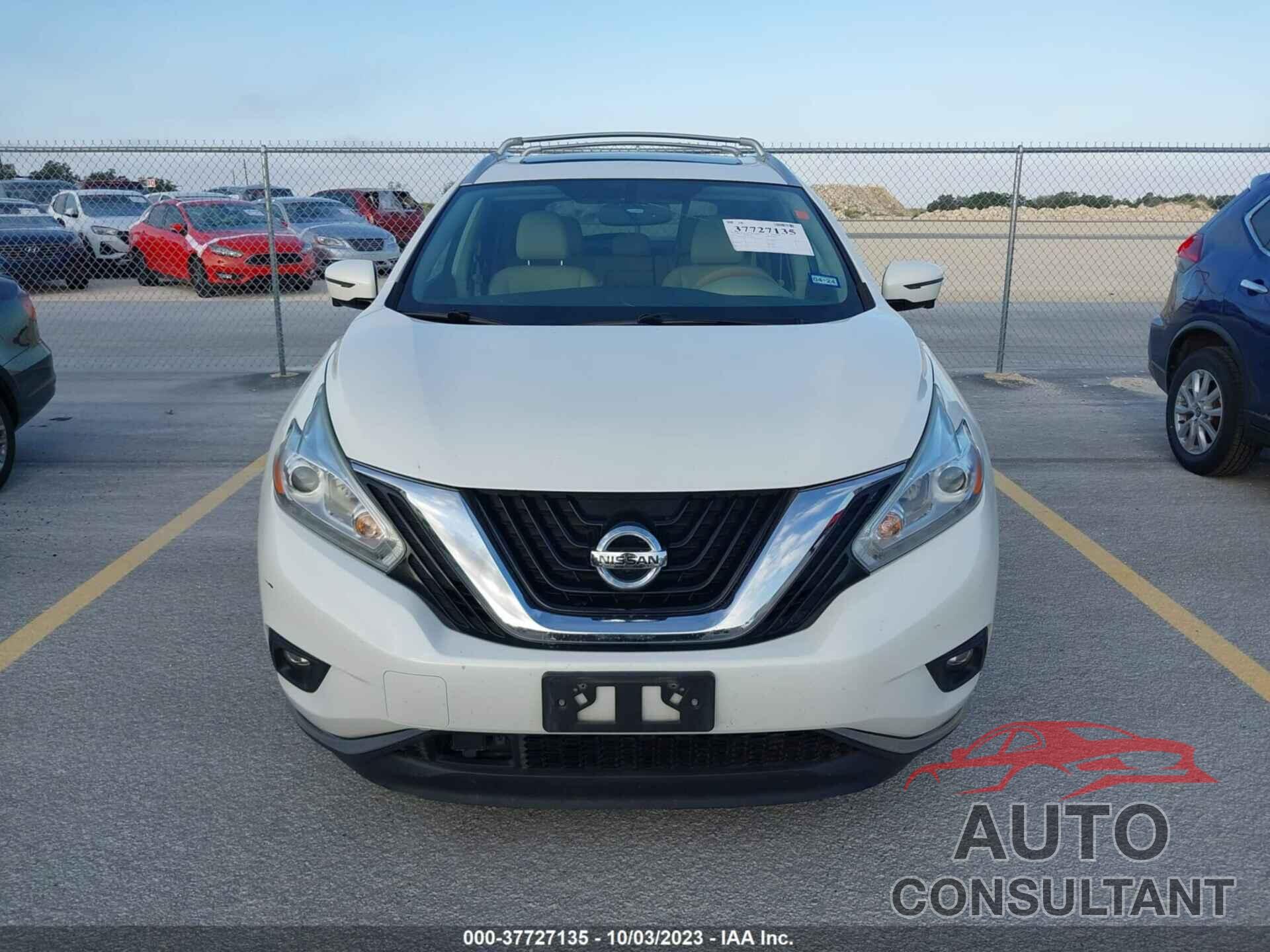 NISSAN MURANO 2016 - 5N1AZ2MH1GN150262