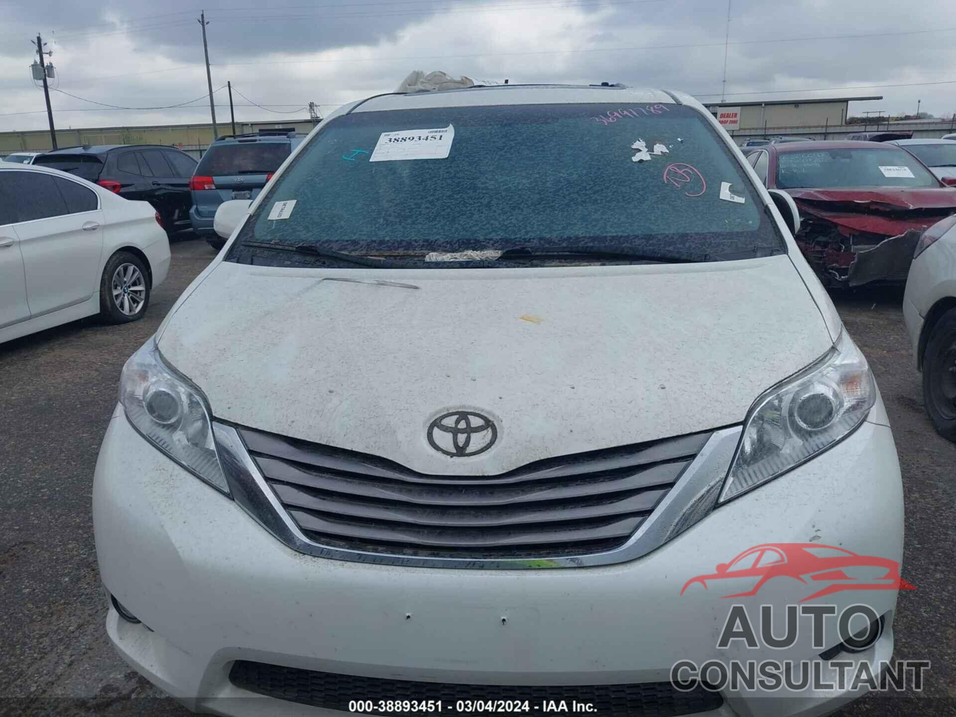 TOYOTA SIENNA 2017 - 5TDYZ3DC7HS783972