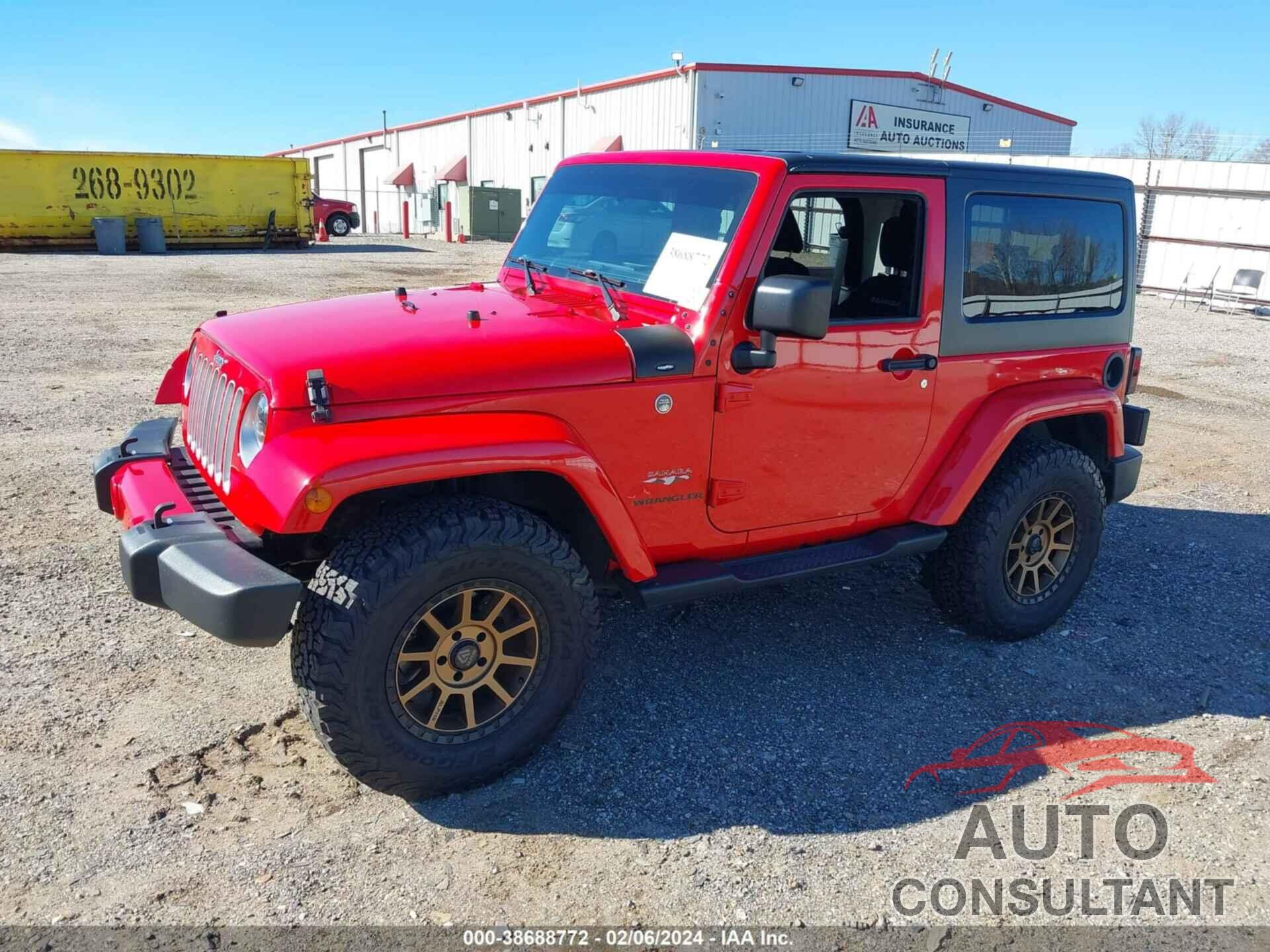 JEEP WRANGLER 2016 - 1C4AJWBG2GL156824