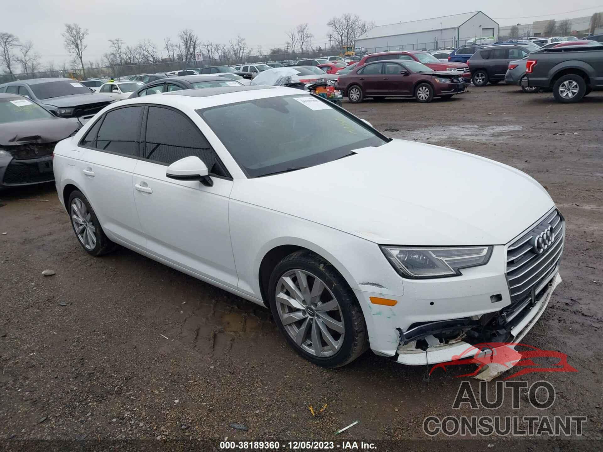 AUDI A4 2017 - WAUANAF44HN011164