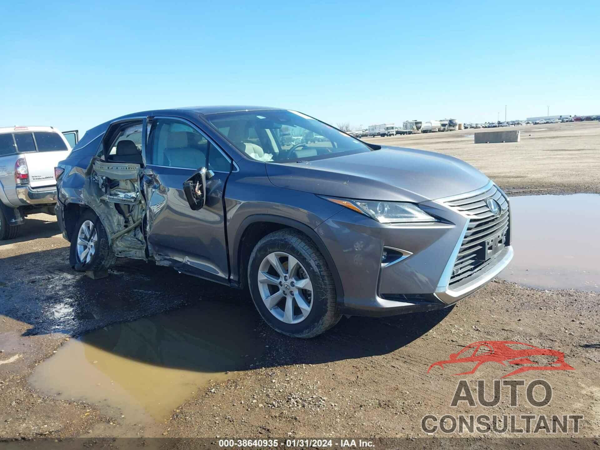 LEXUS RX 350 2017 - 2T2ZZMCA9HC077875