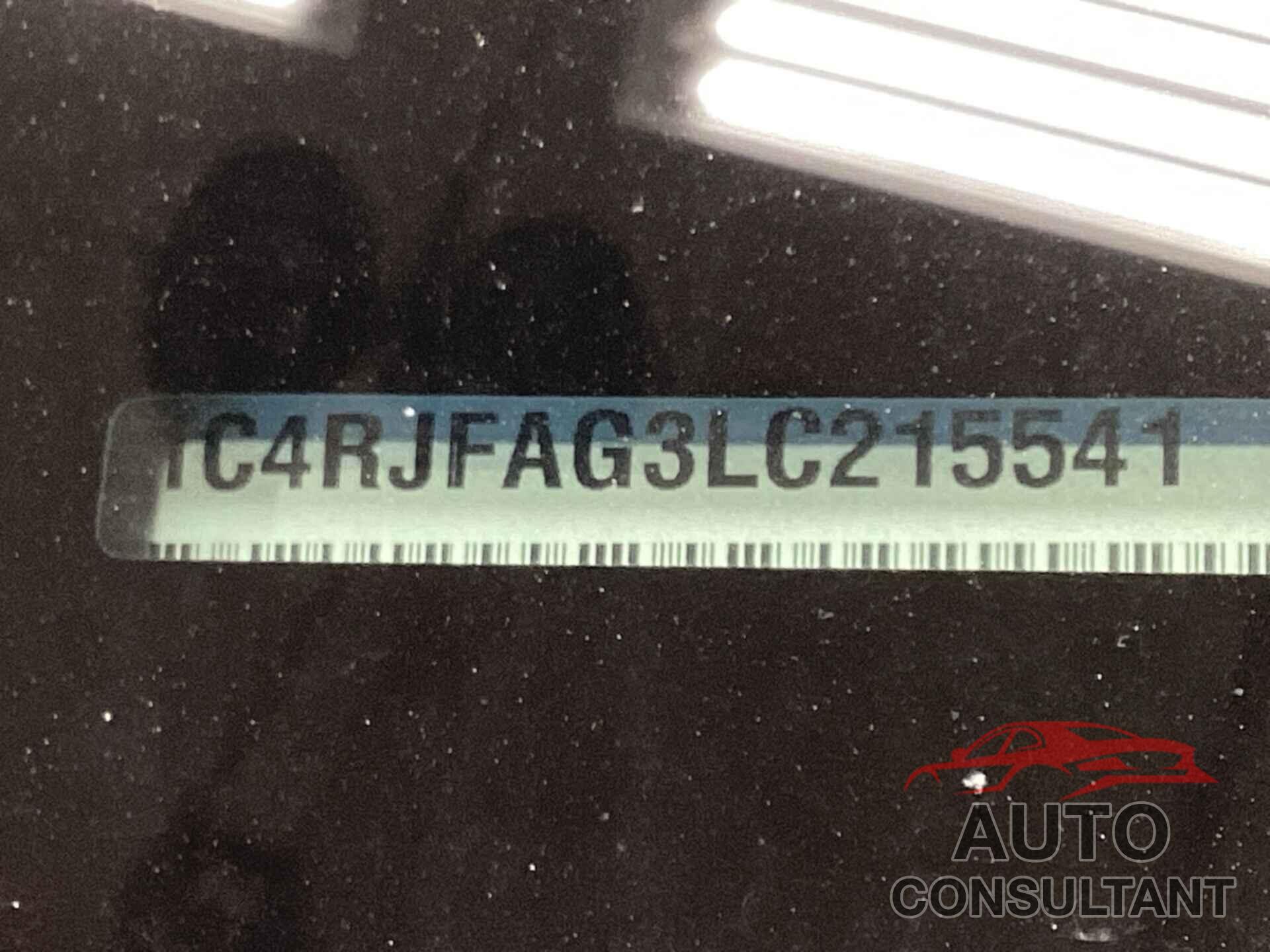 JEEP GRAND CHEROKEE 2020 - 1C4RJFAG3LC215541