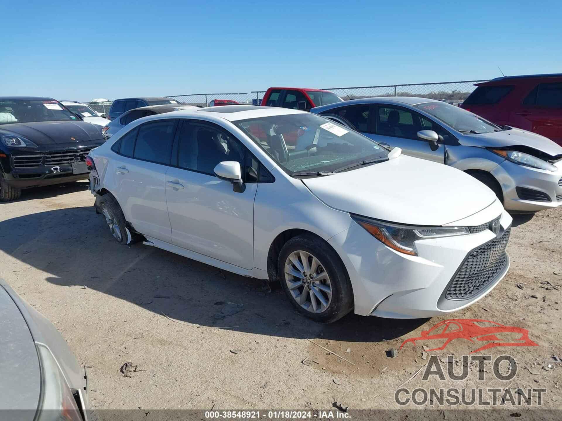 TOYOTA COROLLA 2020 - JTDHPRAE0LJ050716