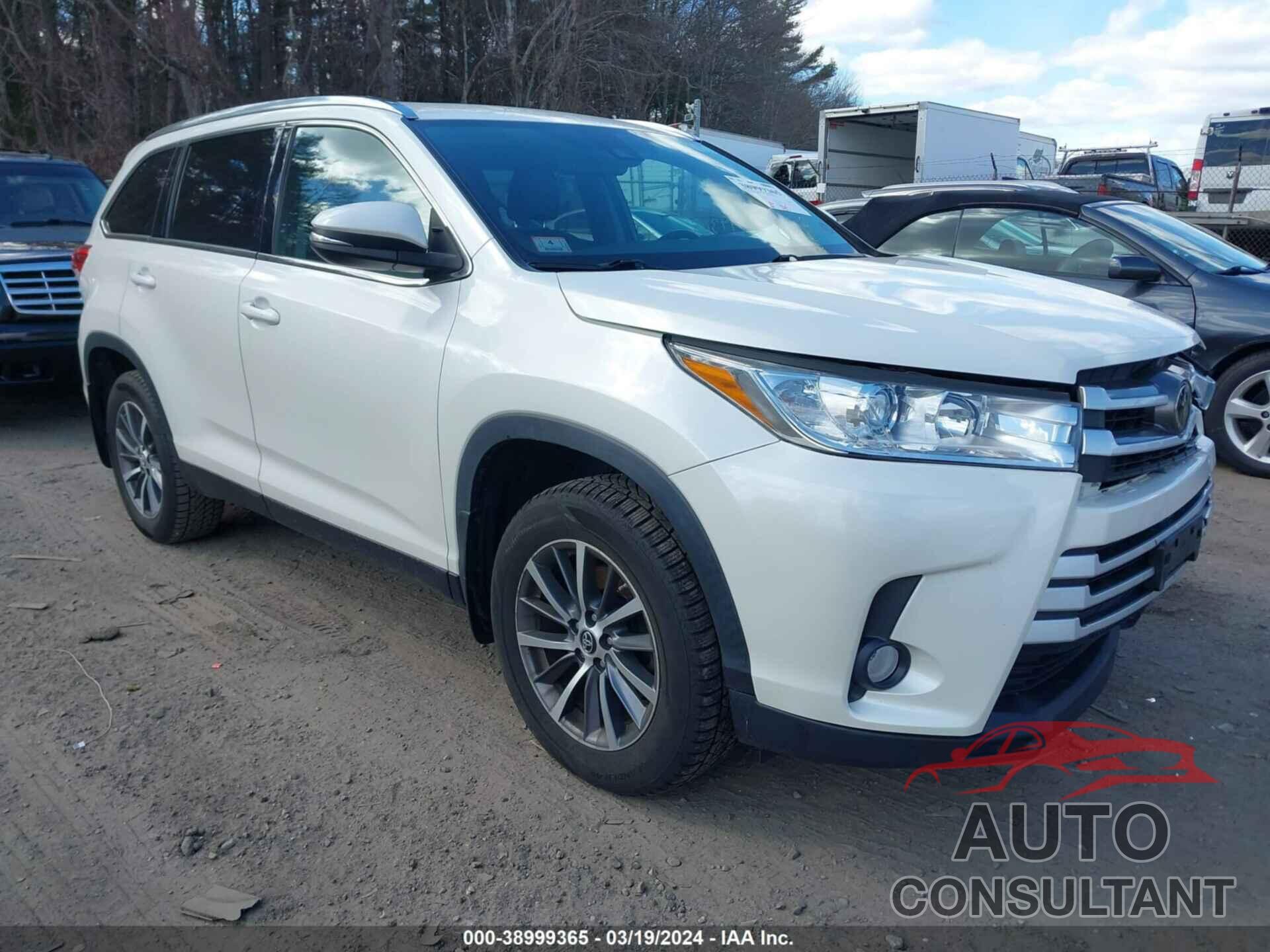 TOYOTA HIGHLANDER 2019 - 5TDJZRFH8KS625340