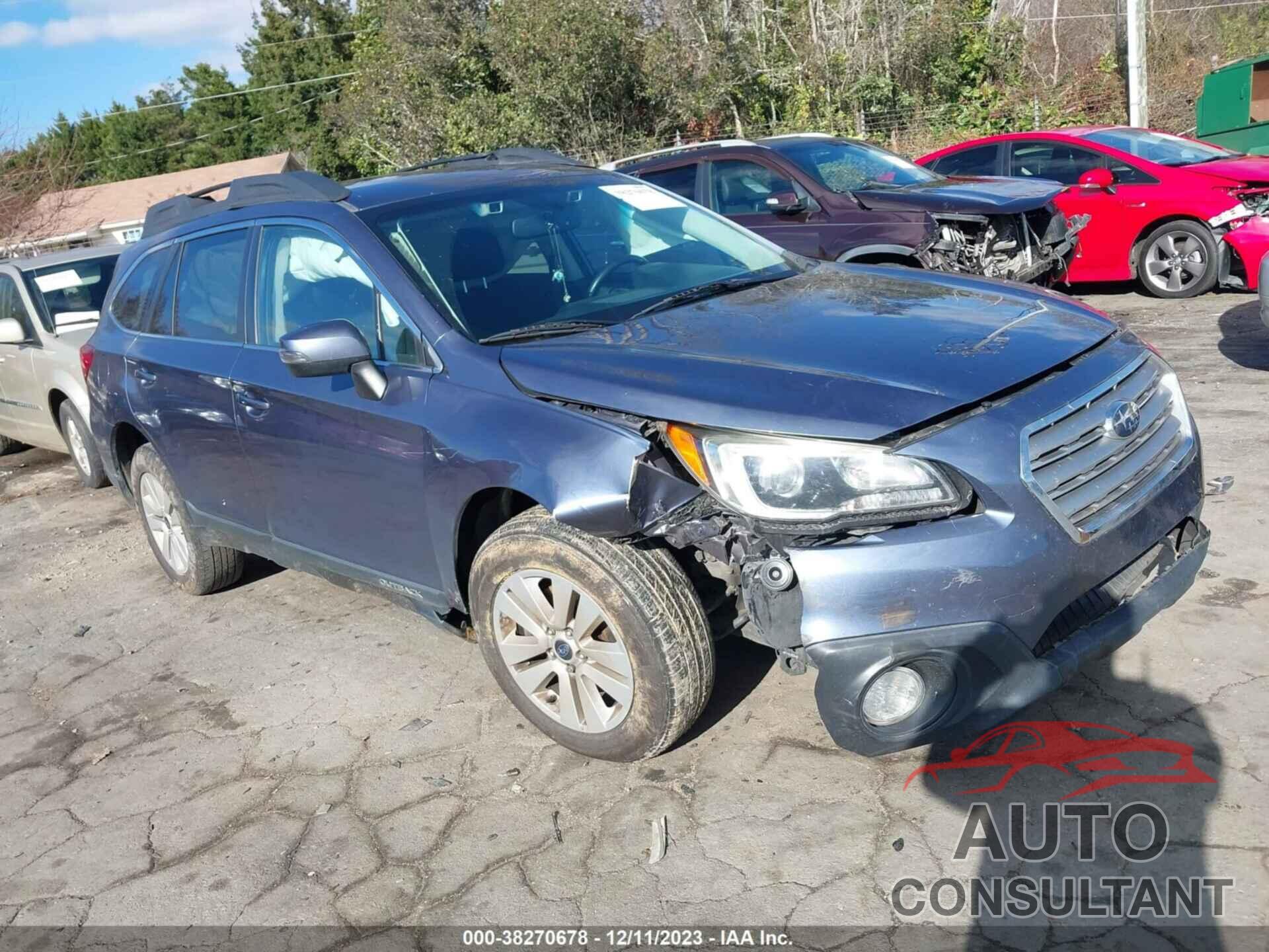 SUBARU OUTBACK 2016 - 4S4BSAFC2G3297478