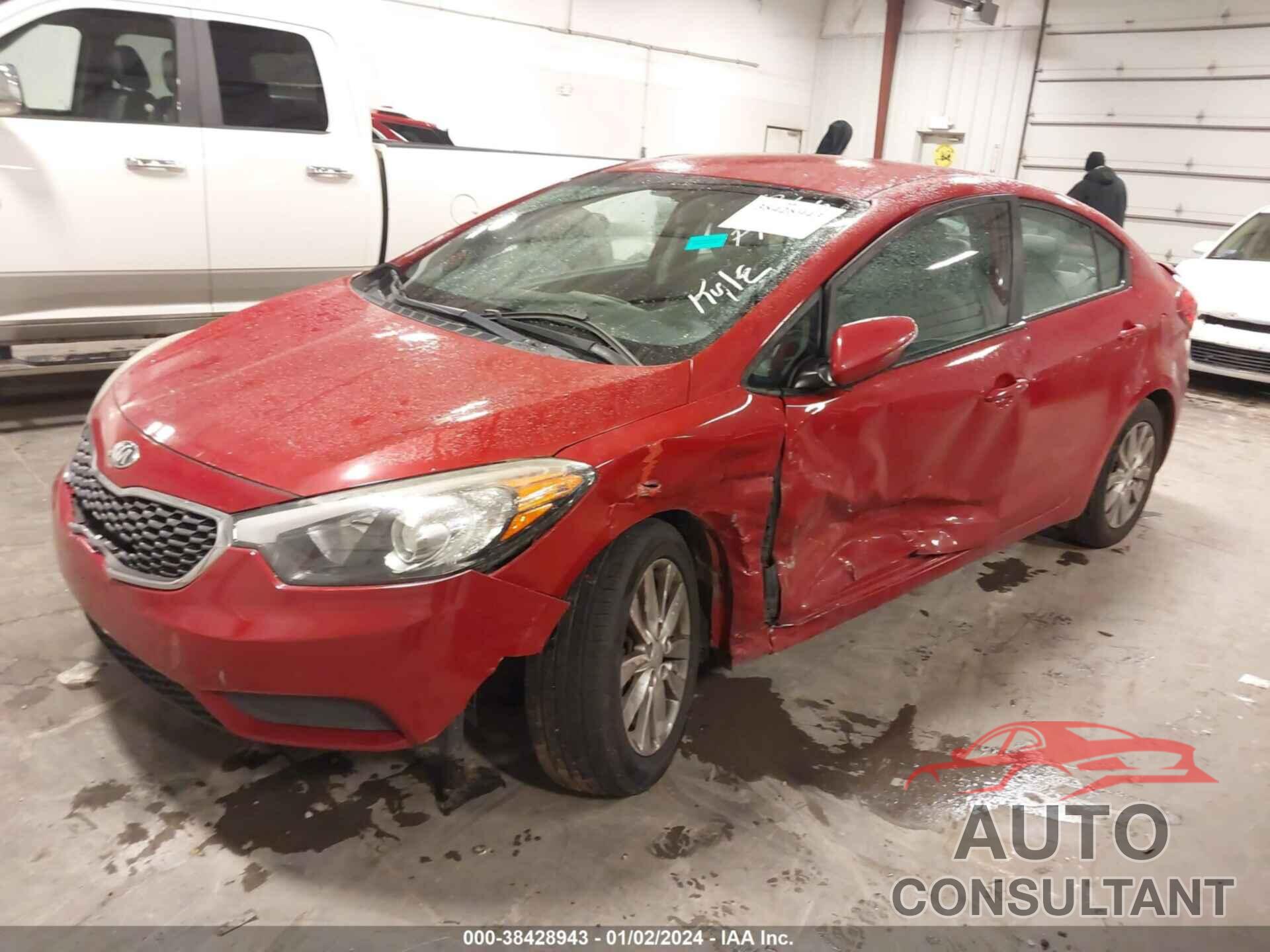 KIA FORTE 2016 - KNAFX4A60G5592252