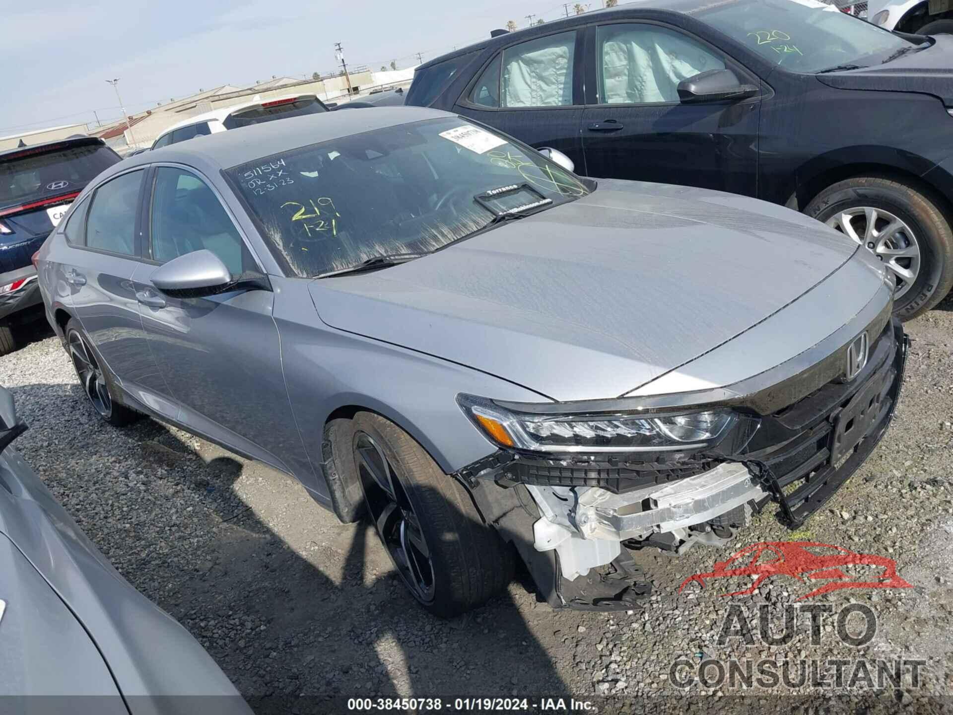 HONDA ACCORD 2019 - 1HGCV1F36KA070574