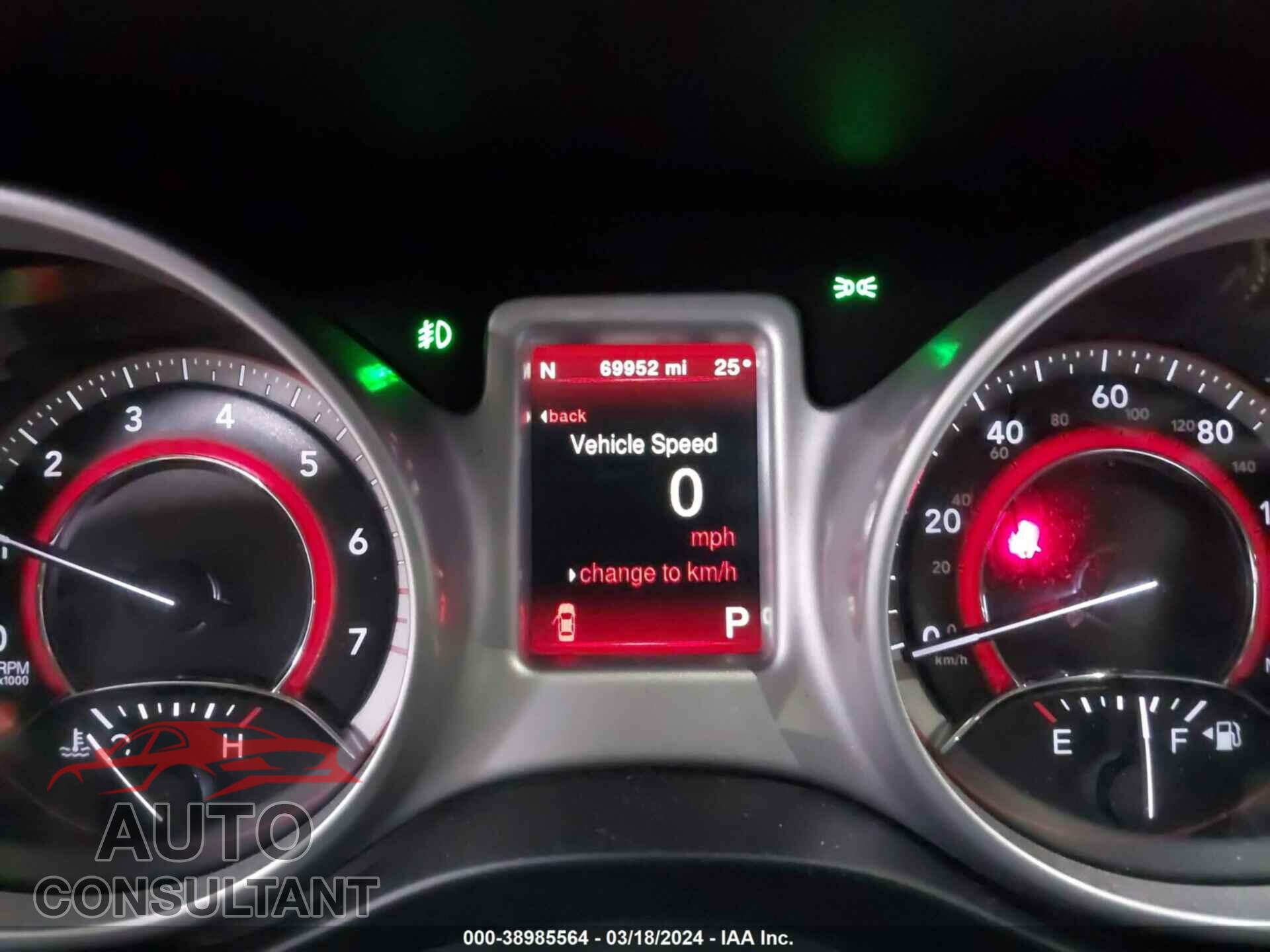 DODGE JOURNEY 2017 - 3C4PDDGG3HT609045