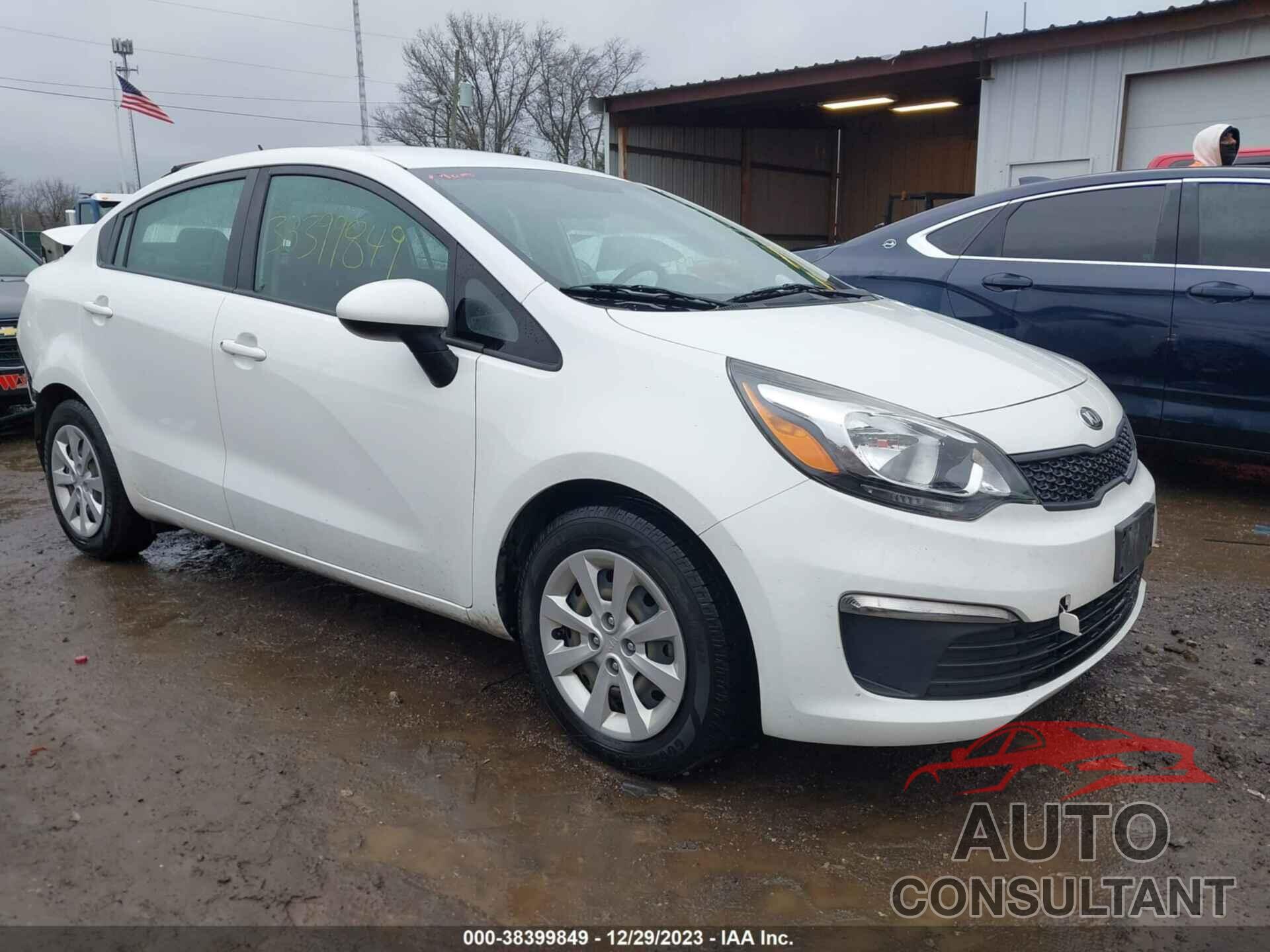 KIA RIO 2017 - KNADM4A36H6035489