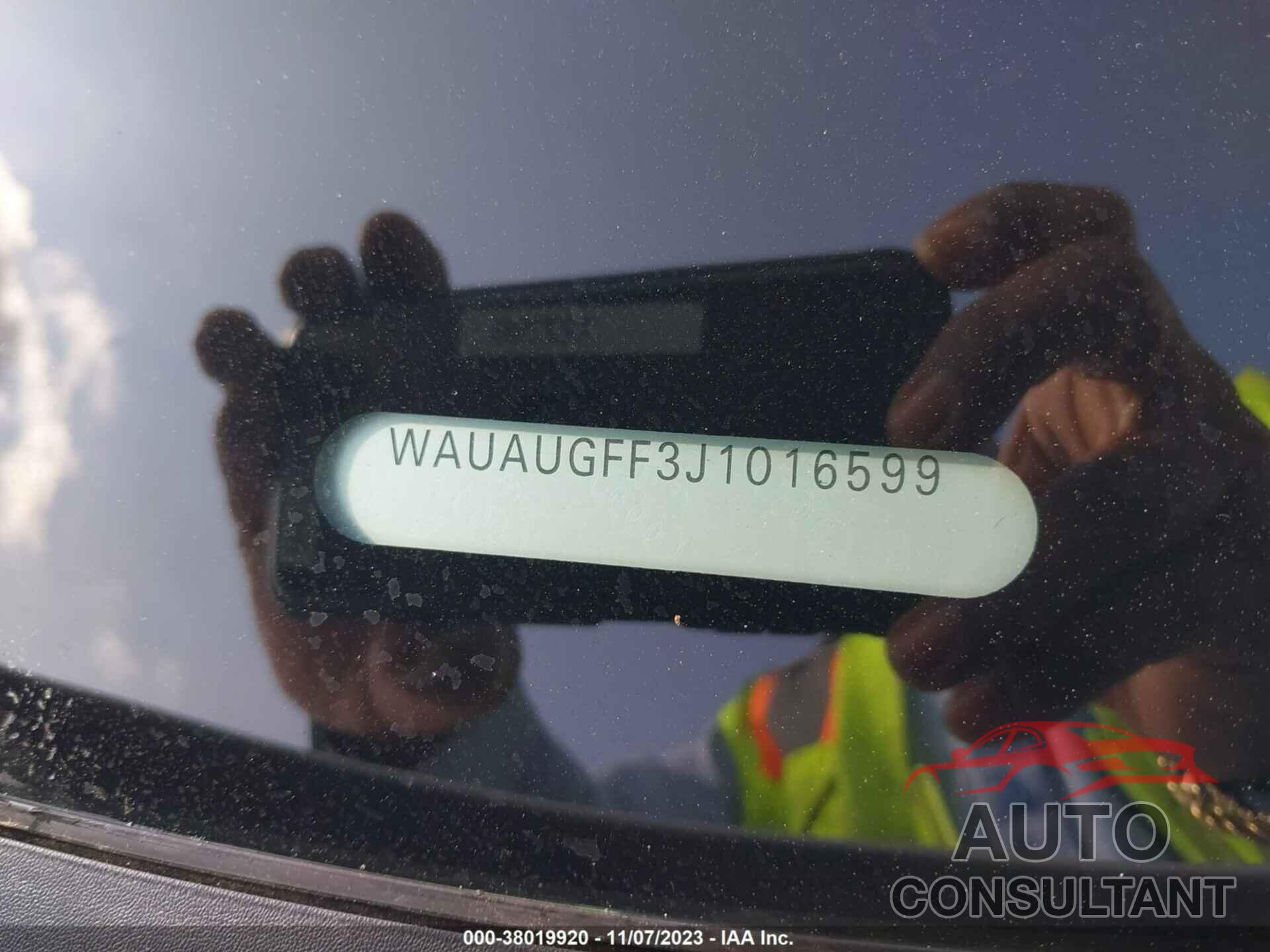 AUDI A3 2018 - WAUAUGFF3J1016599