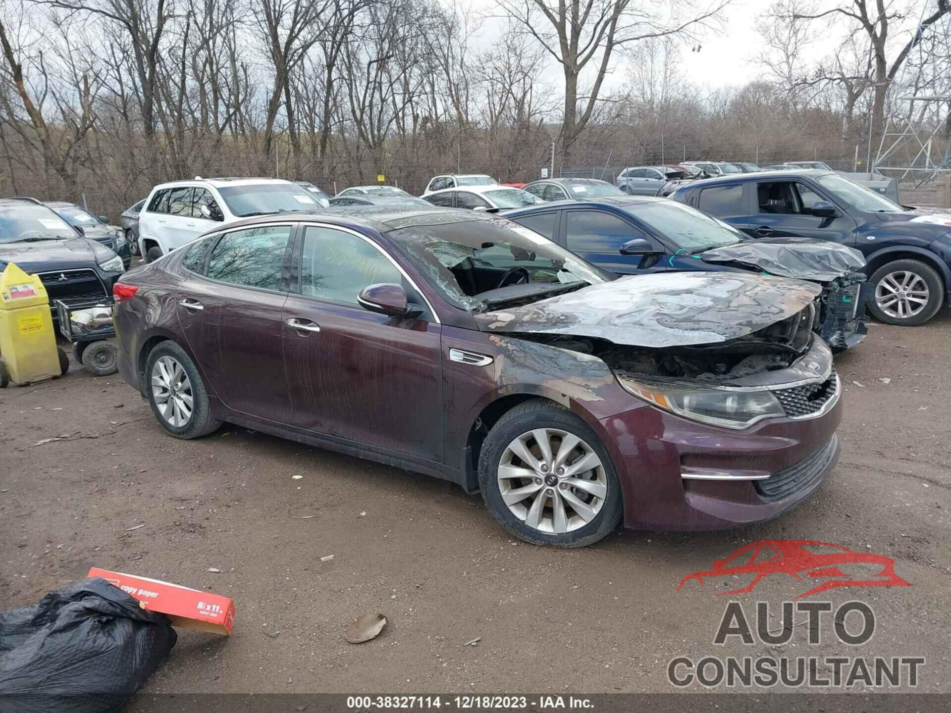 KIA OPTIMA 2017 - 5XXGU4L34HG150624