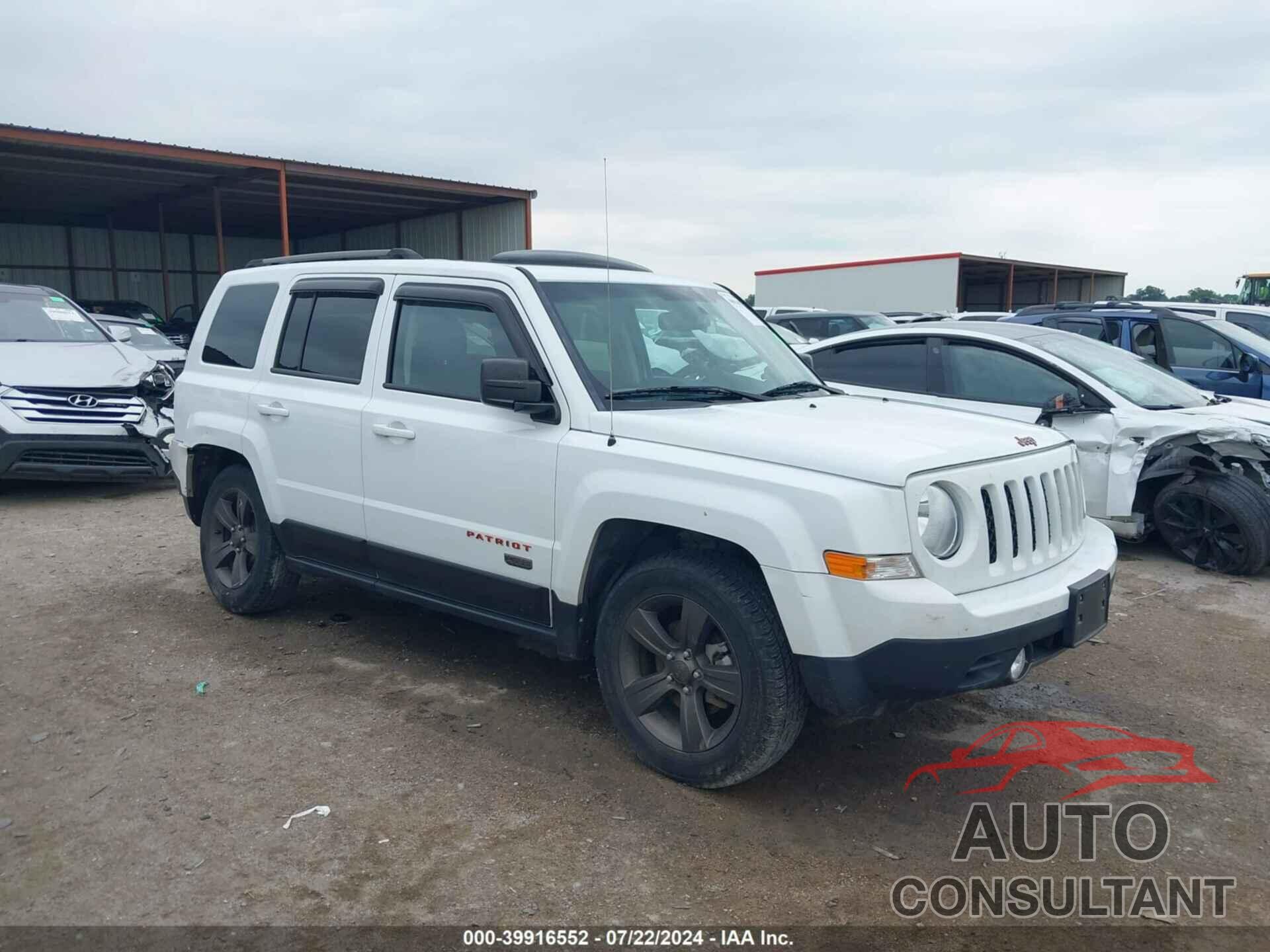 JEEP PATRIOT 2016 - 1C4NJPBB9GD710527