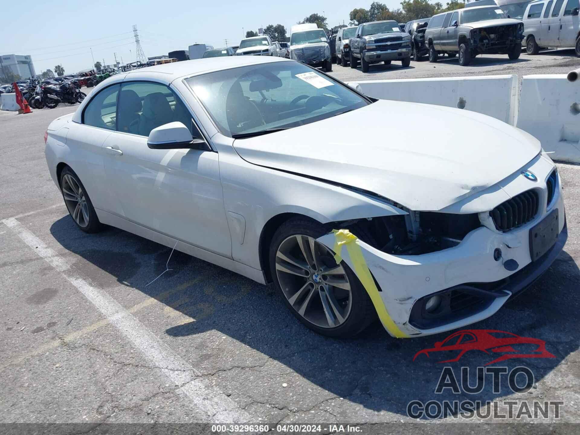 BMW 428I 2016 - WBA3V7C53G5A25163