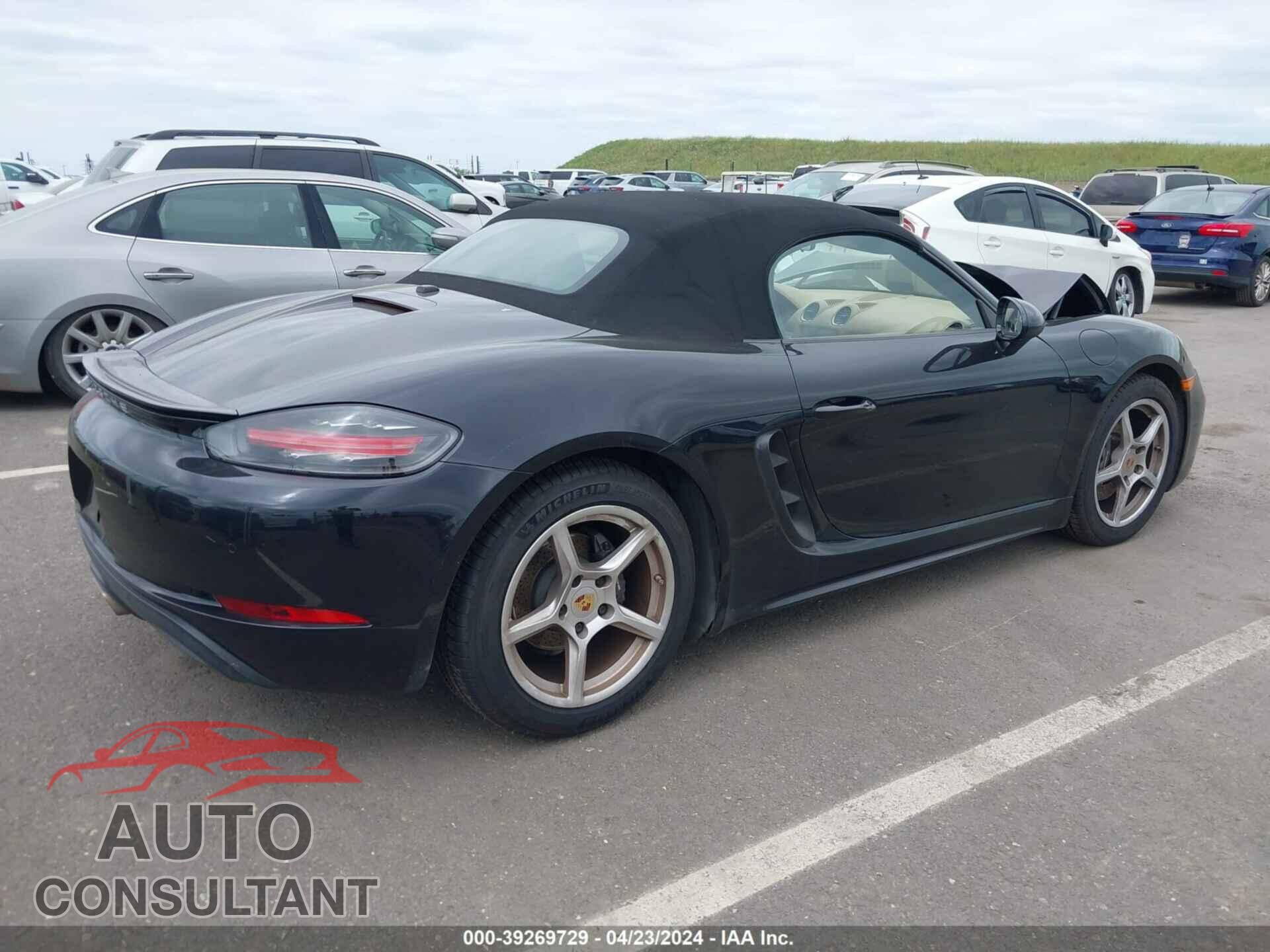 PORSCHE 718 BOXSTER 2017 - WP0CA2A81HS221231