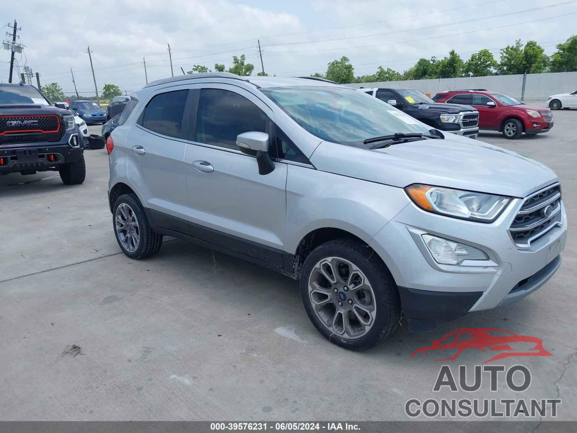 FORD ECOSPORT 2020 - MAJ6S3KL9LC334825