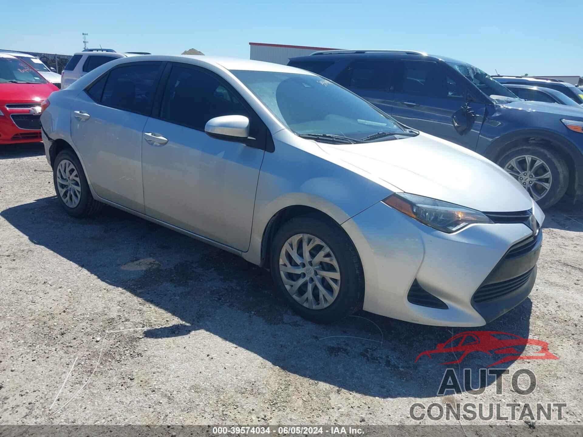 TOYOTA COROLLA 2019 - 5YFBURHE1KP857101