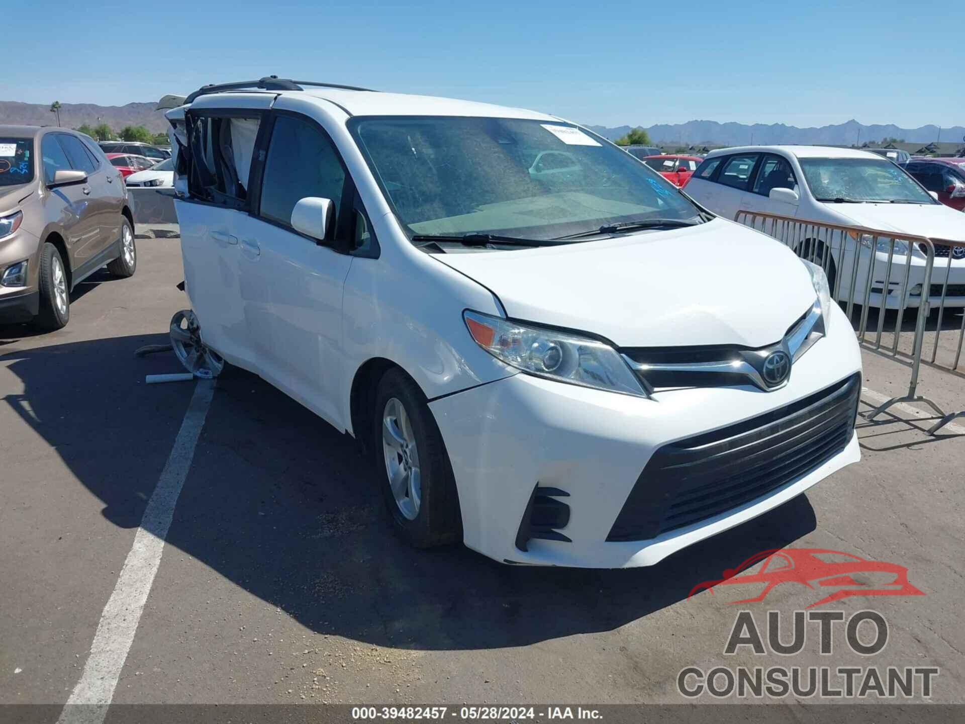 TOYOTA SIENNA 2020 - 5TDKZ3DC2LS044569