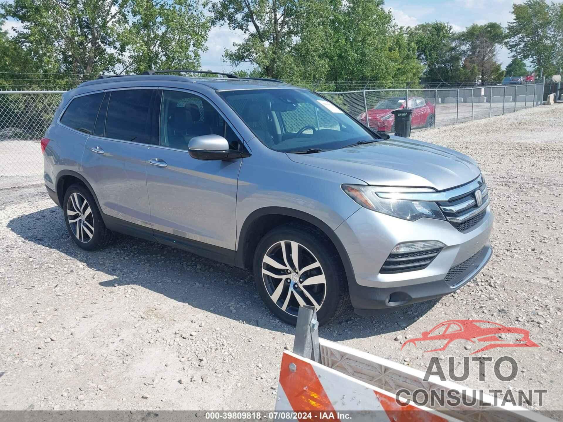 HONDA PILOT 2017 - 5FNYF6H09HB013478