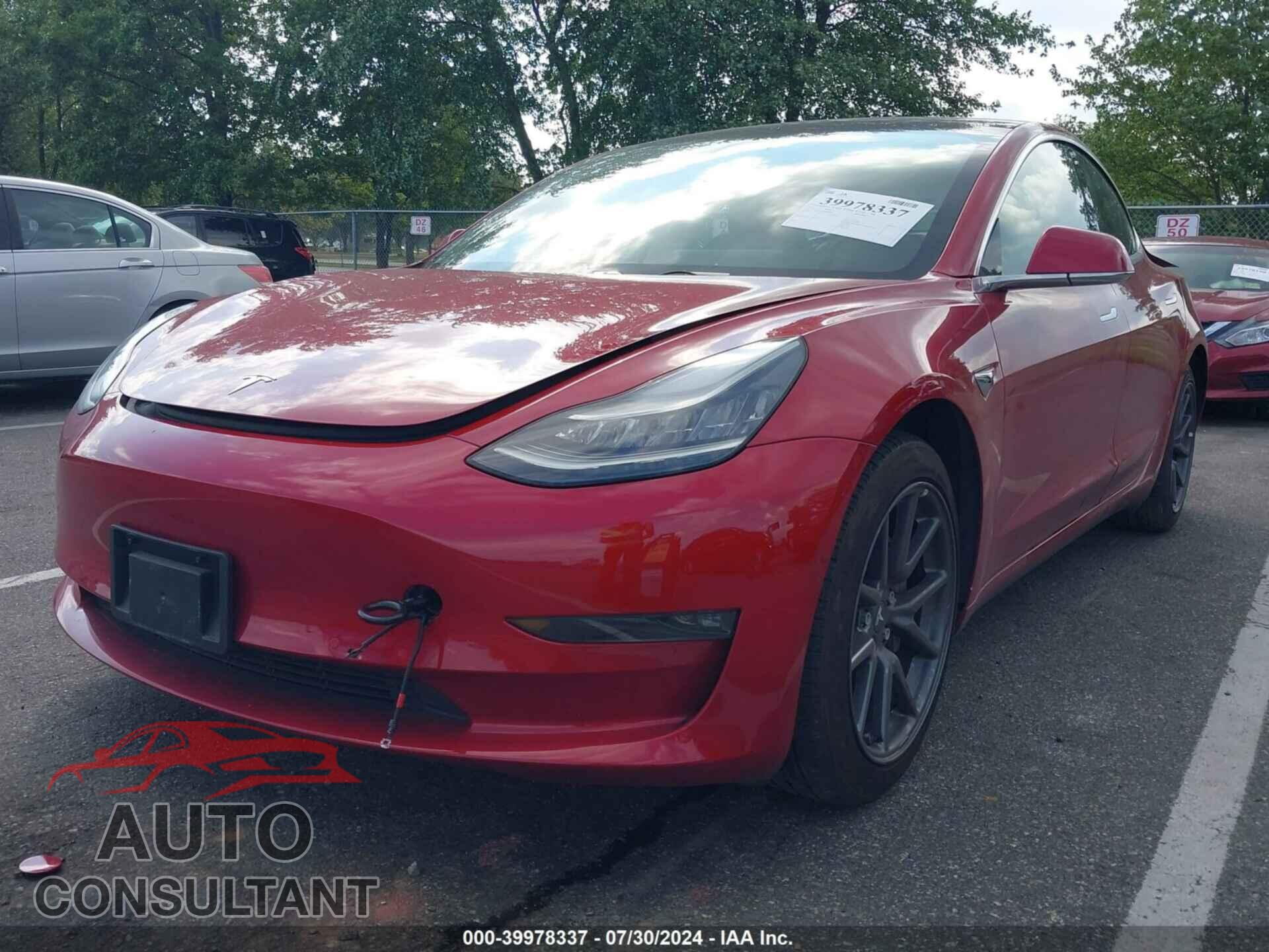 TESLA MODEL 3 2018 - 5YJ3E1EA0JF058408