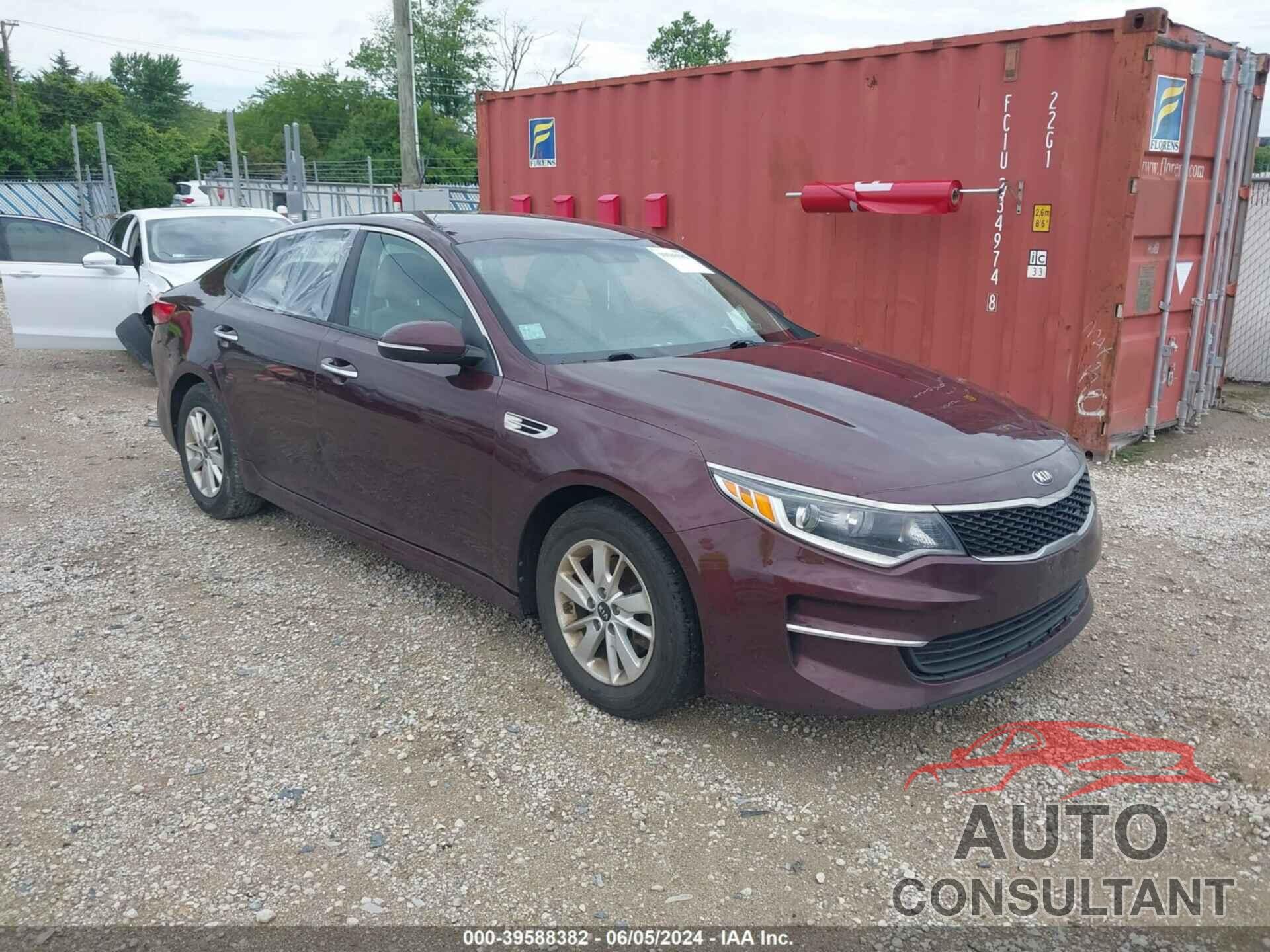 KIA OPTIMA 2018 - 5XXGT4L37JG248863