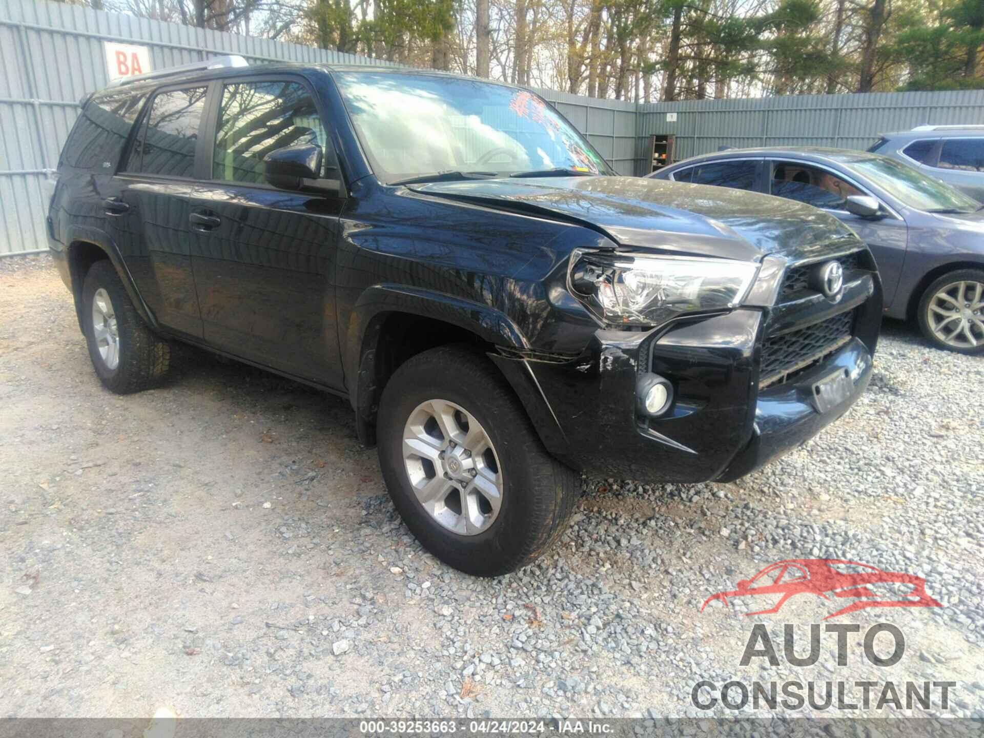 TOYOTA 4RUNNER 2016 - JTEBU5JR9G5363185