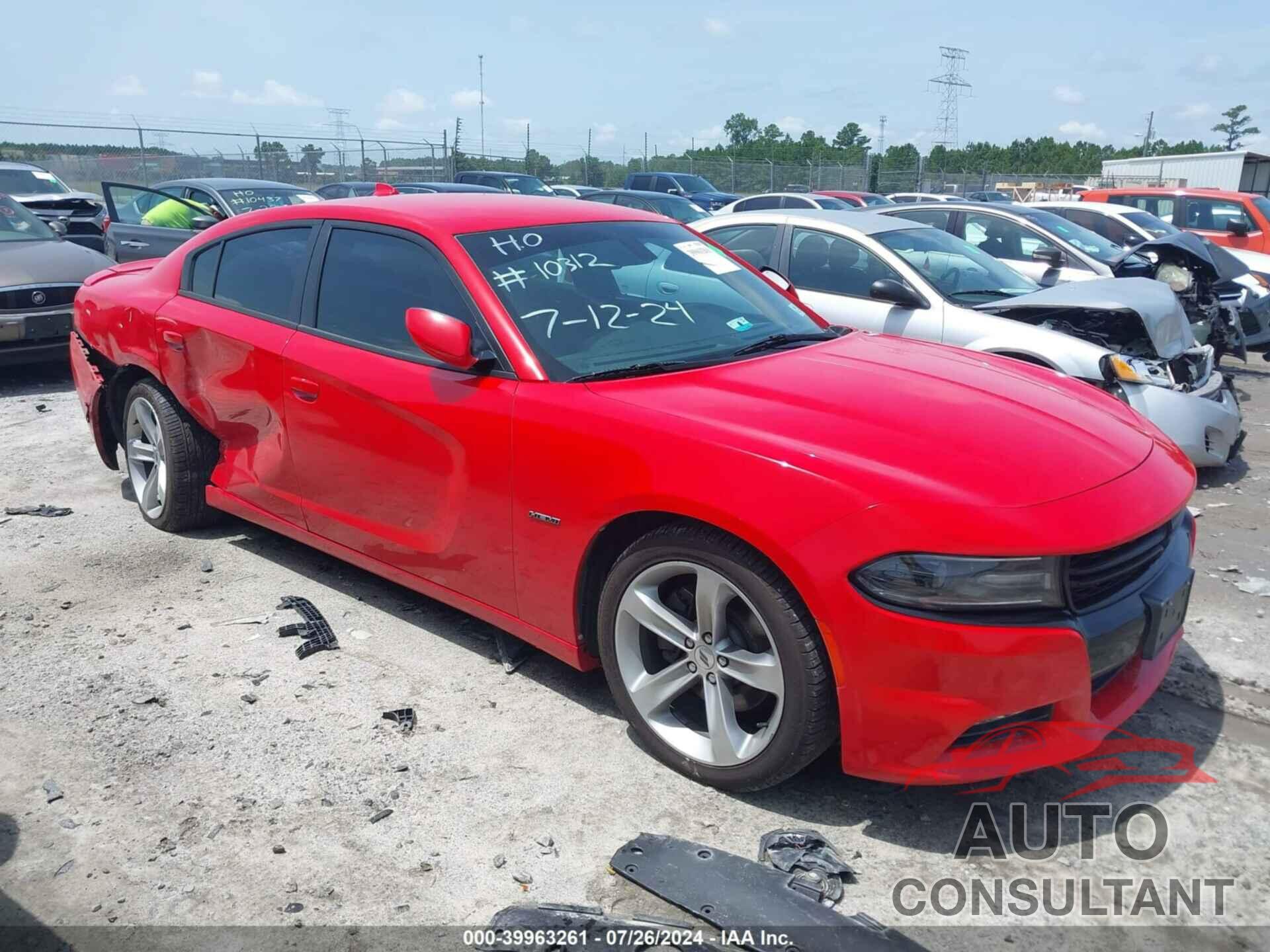 DODGE CHARGER 2017 - 2C3CDXCT5HH609290