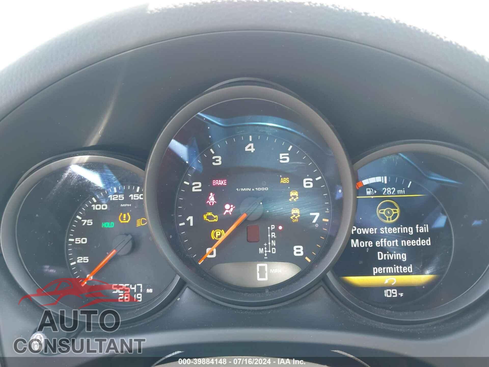 PORSCHE MACAN 2017 - WP1AA2A58HLB03408