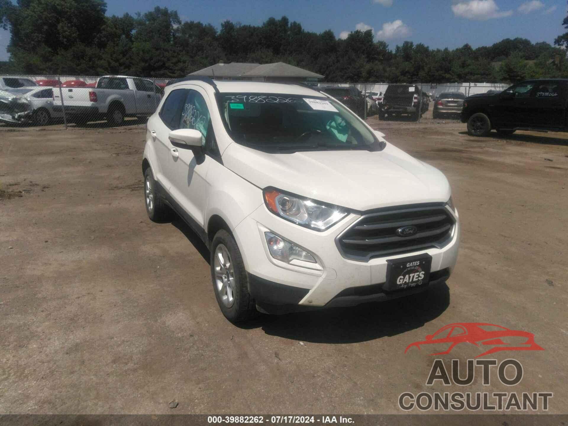 FORD ECOSPORT 2019 - MAJ6S3GL8KC283695