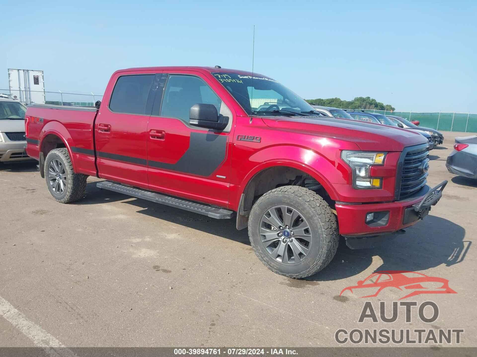 FORD F-150 2016 - 1FTFW1EGXGFD55298