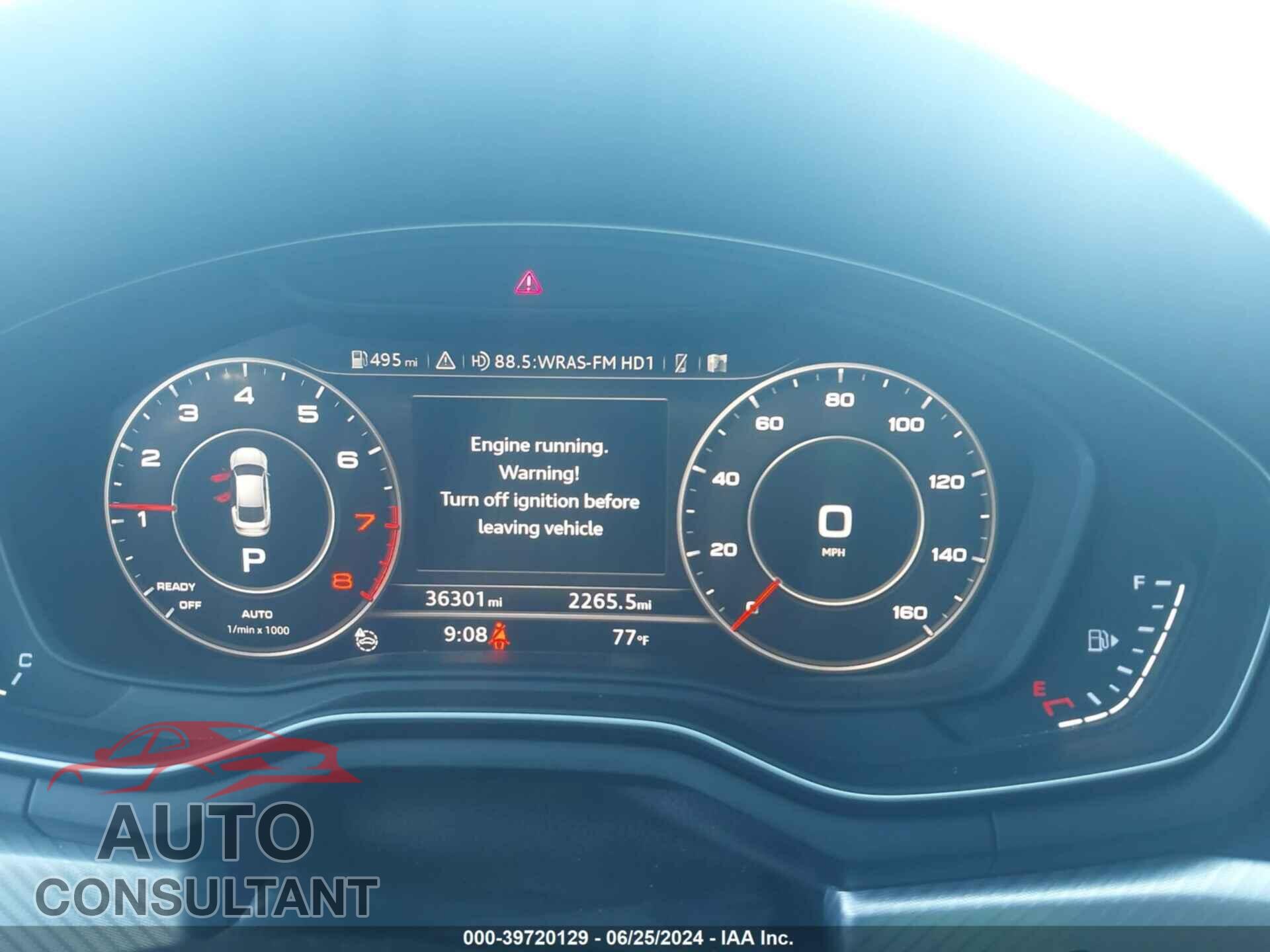 AUDI A5 2018 - WAUANCF55JA007772