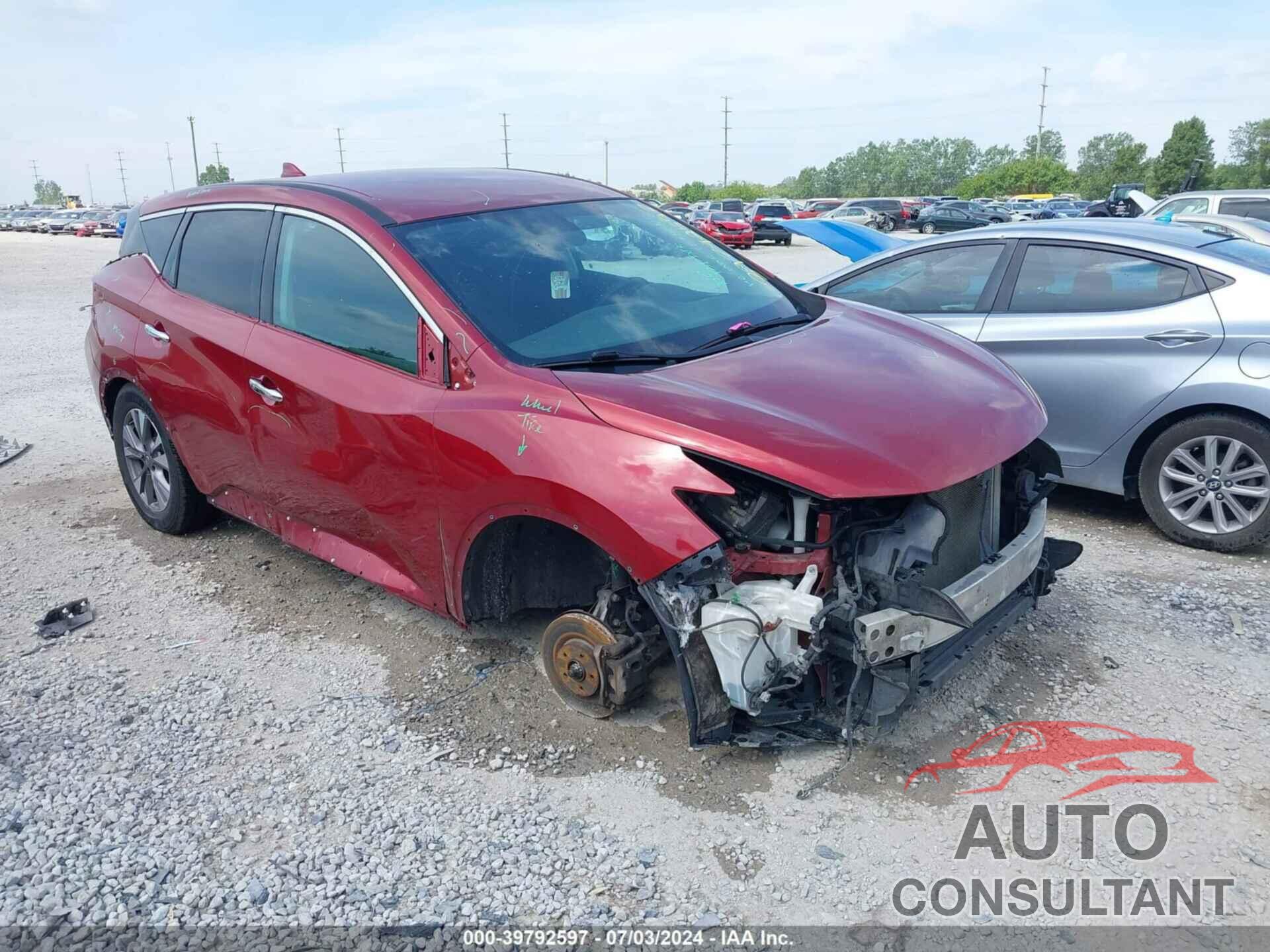 NISSAN MURANO 2017 - 5N1AZ2MH8HN128826