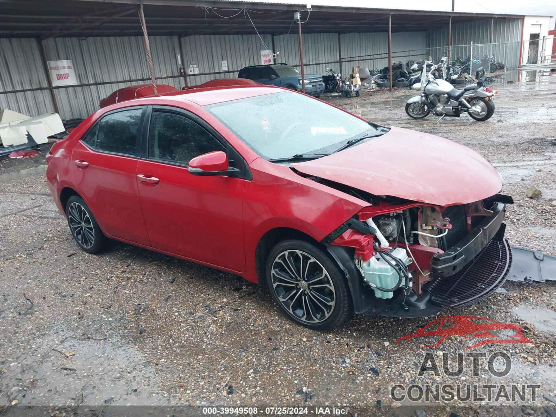 TOYOTA COROLLA 2016 - 5YFBURHE6GP371939