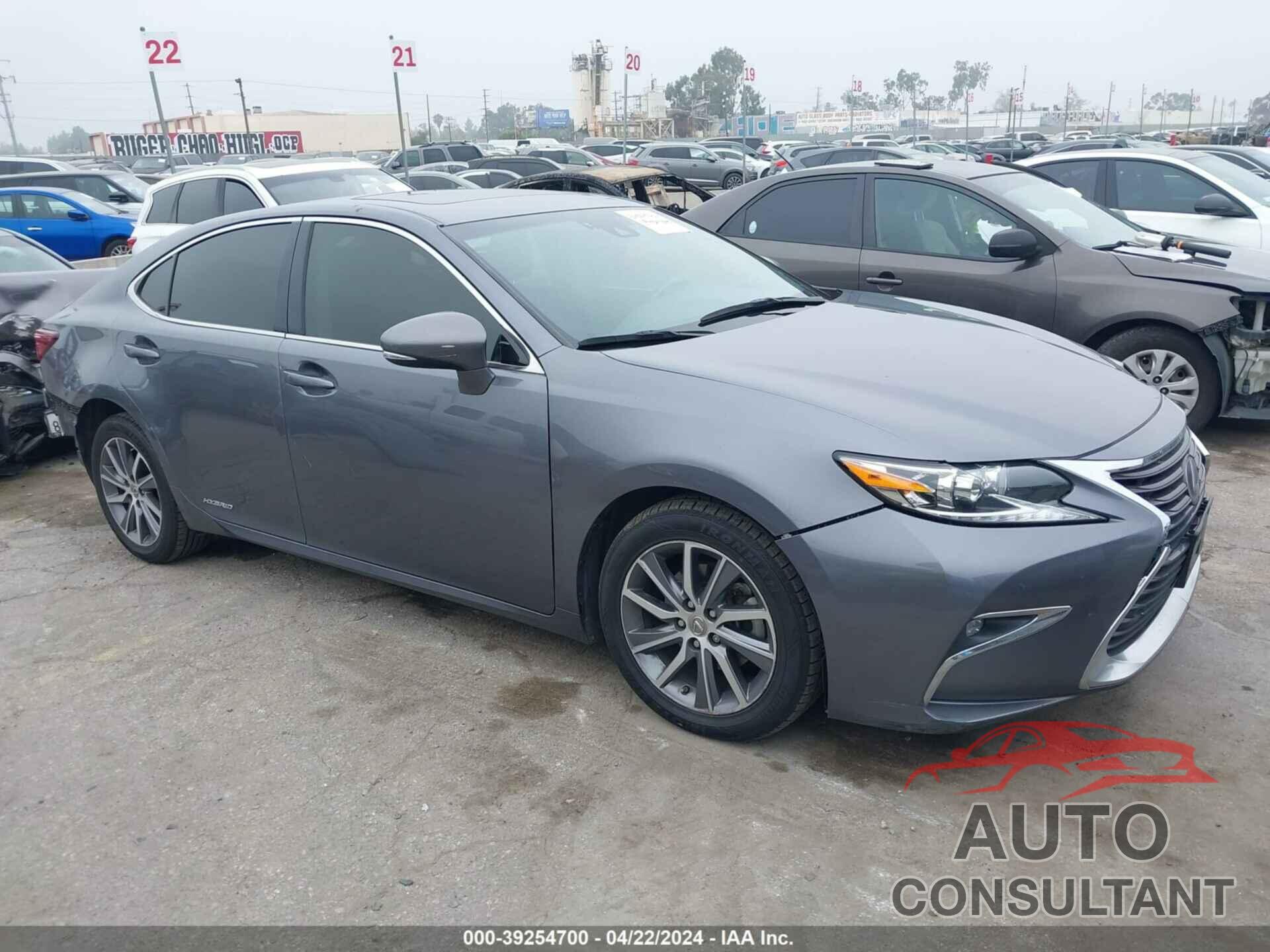 LEXUS ES 300H 2016 - JTHBW1GG1G2120757