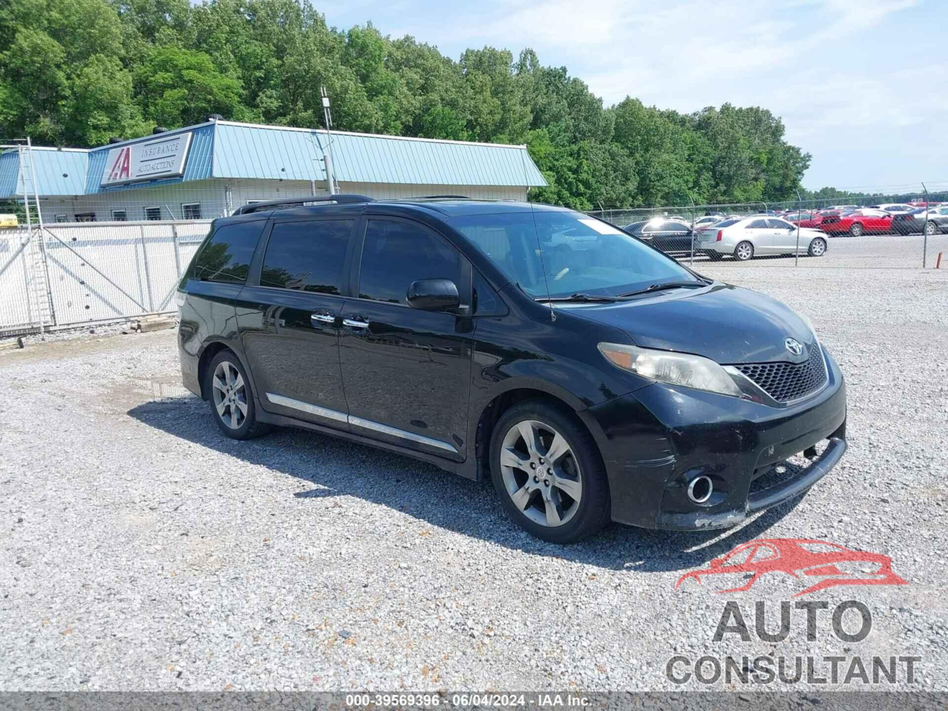 TOYOTA SIENNA 2014 - 5TDXK3DC6ES456782