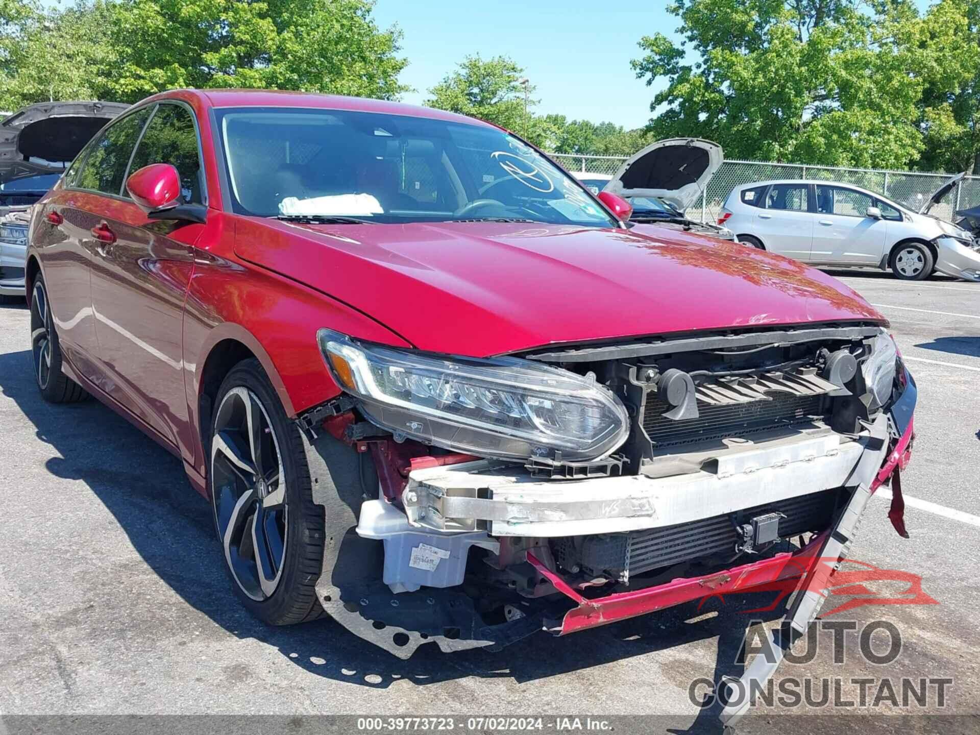 HONDA ACCORD 2018 - 1HGCV1F11JA210608