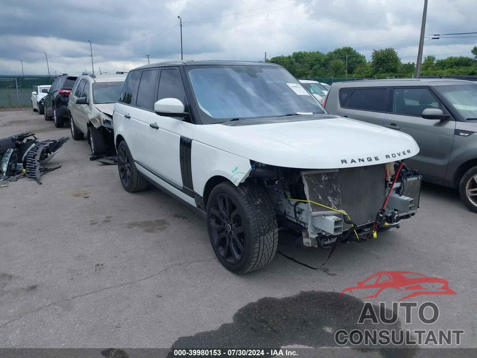 LAND ROVER RANGE ROVER 2016 - SALGS2VFXGA253373