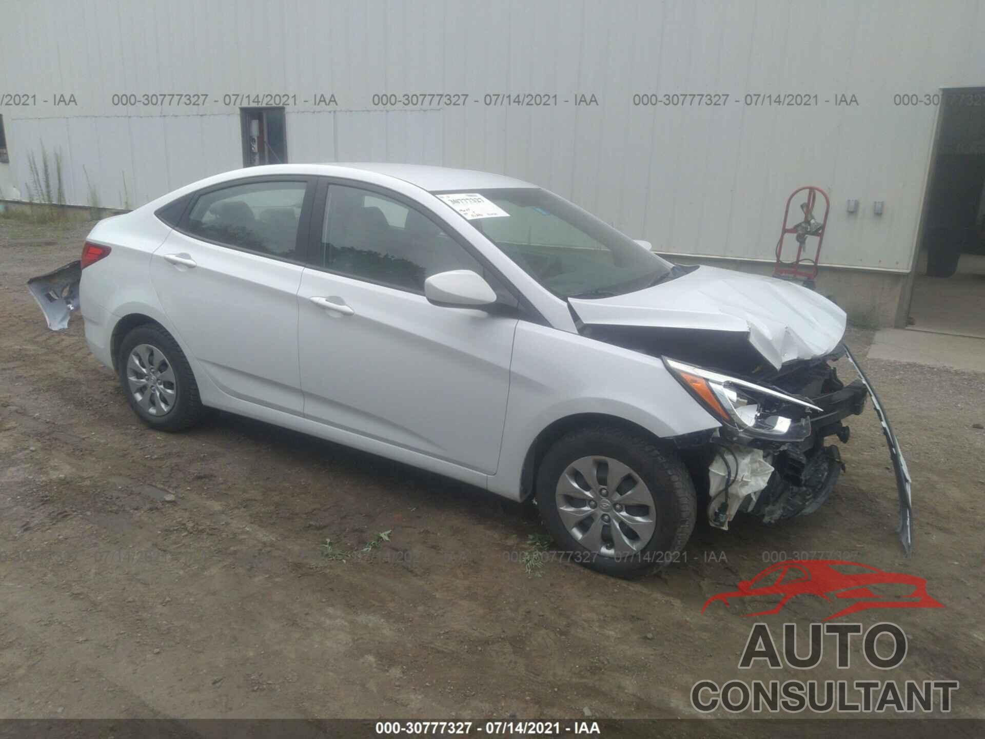 HYUNDAI ACCENT 2017 - KMHCT4AE7HU368617