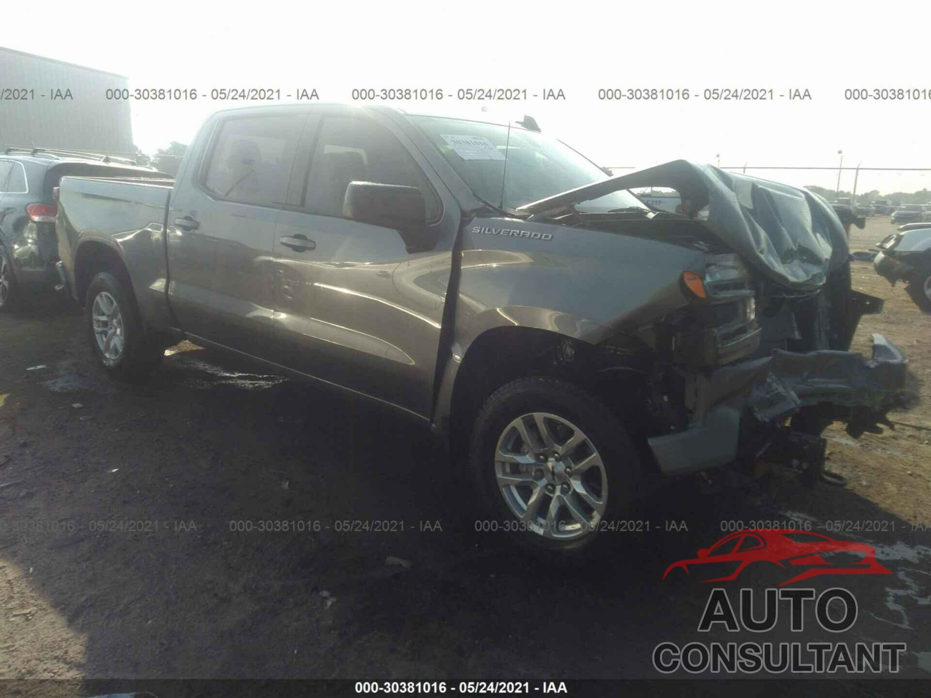 CHEVROLET SILVERADO 1500 2021 - 3GCPWDED8MG203882