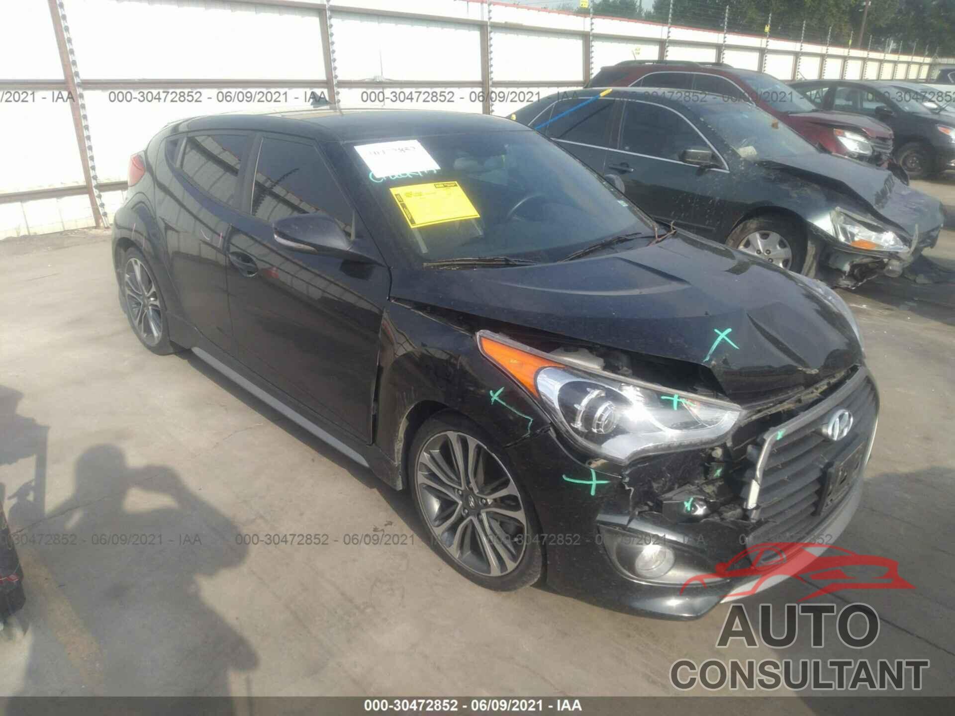 HYUNDAI VELOSTER 2016 - KMHTC6AE6GU273010