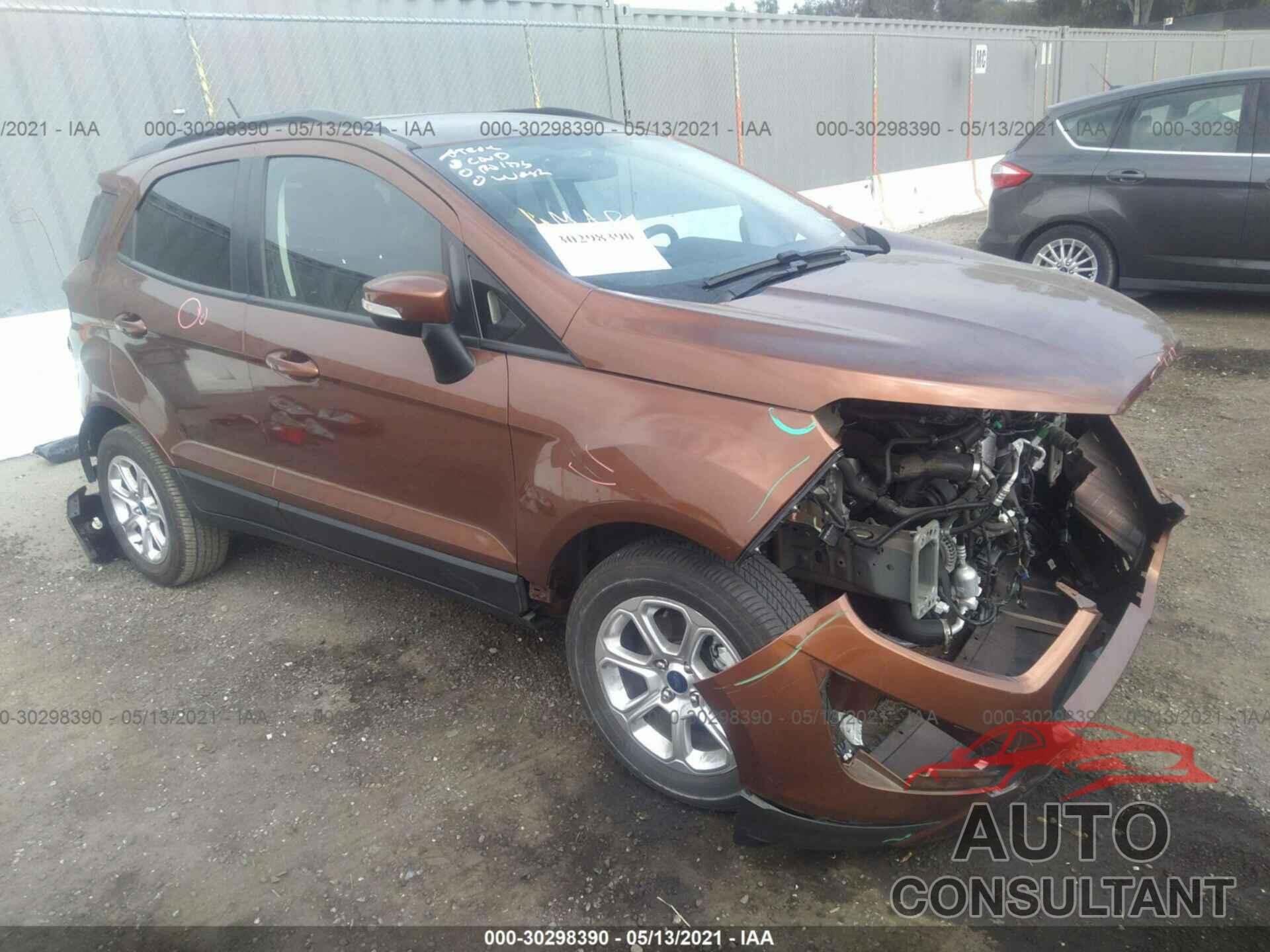 FORD ECOSPORT 2019 - MAJ3S2GE7KC274131