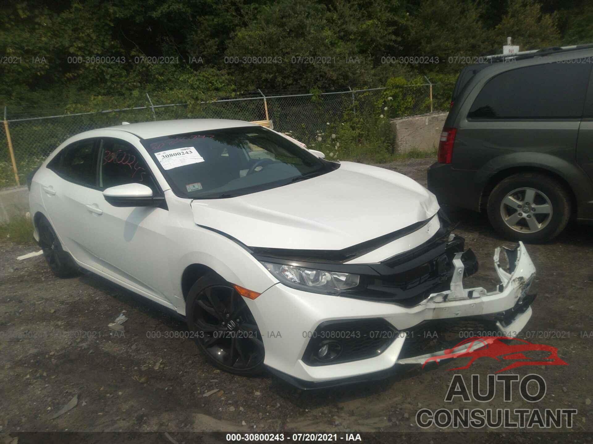 HONDA CIVIC HATCHBACK 2017 - SHHFK7G43HU234019