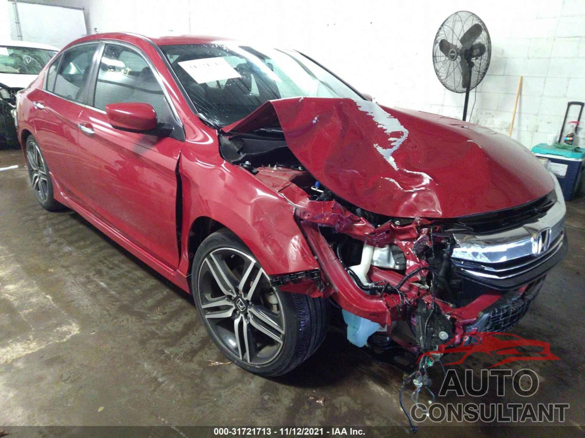 HONDA ACCORD SEDAN 2017 - 1HGCR2F1XHA135959